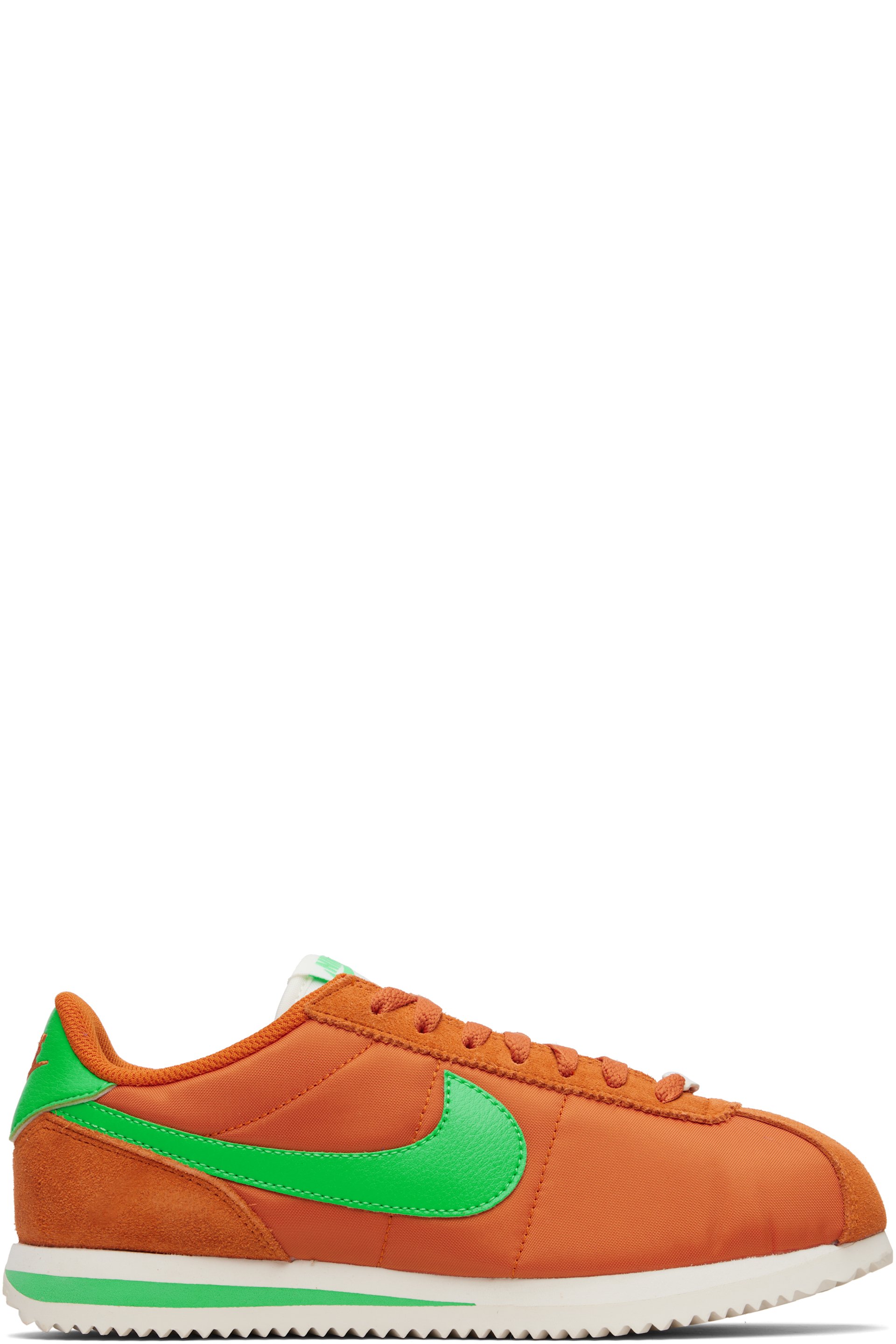 Nike - Baskets Cortez orange en coutil