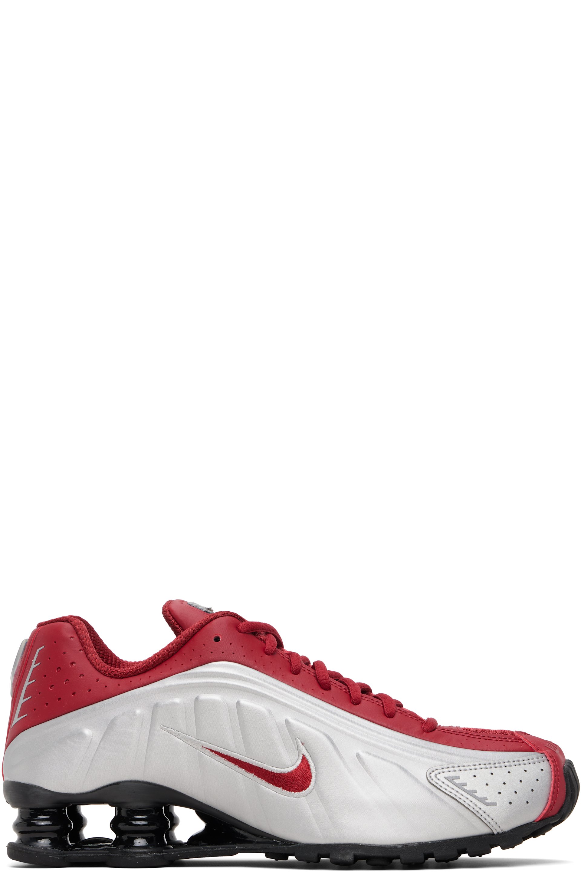 Nike - Red & Silver Shox R4 Sneakers