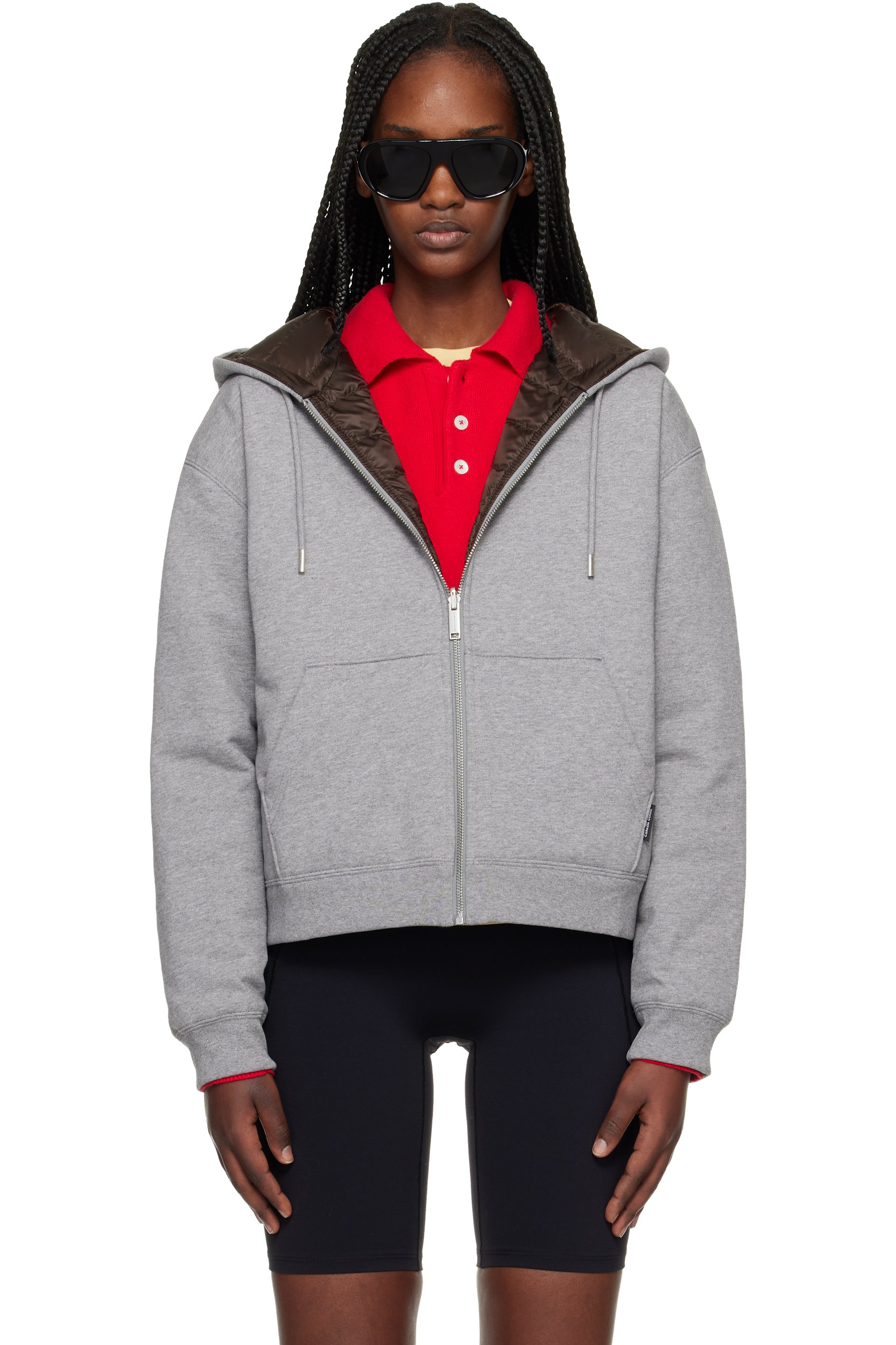 Canada Goose - Brown & Gray Fuse Reversible Down Hoodie