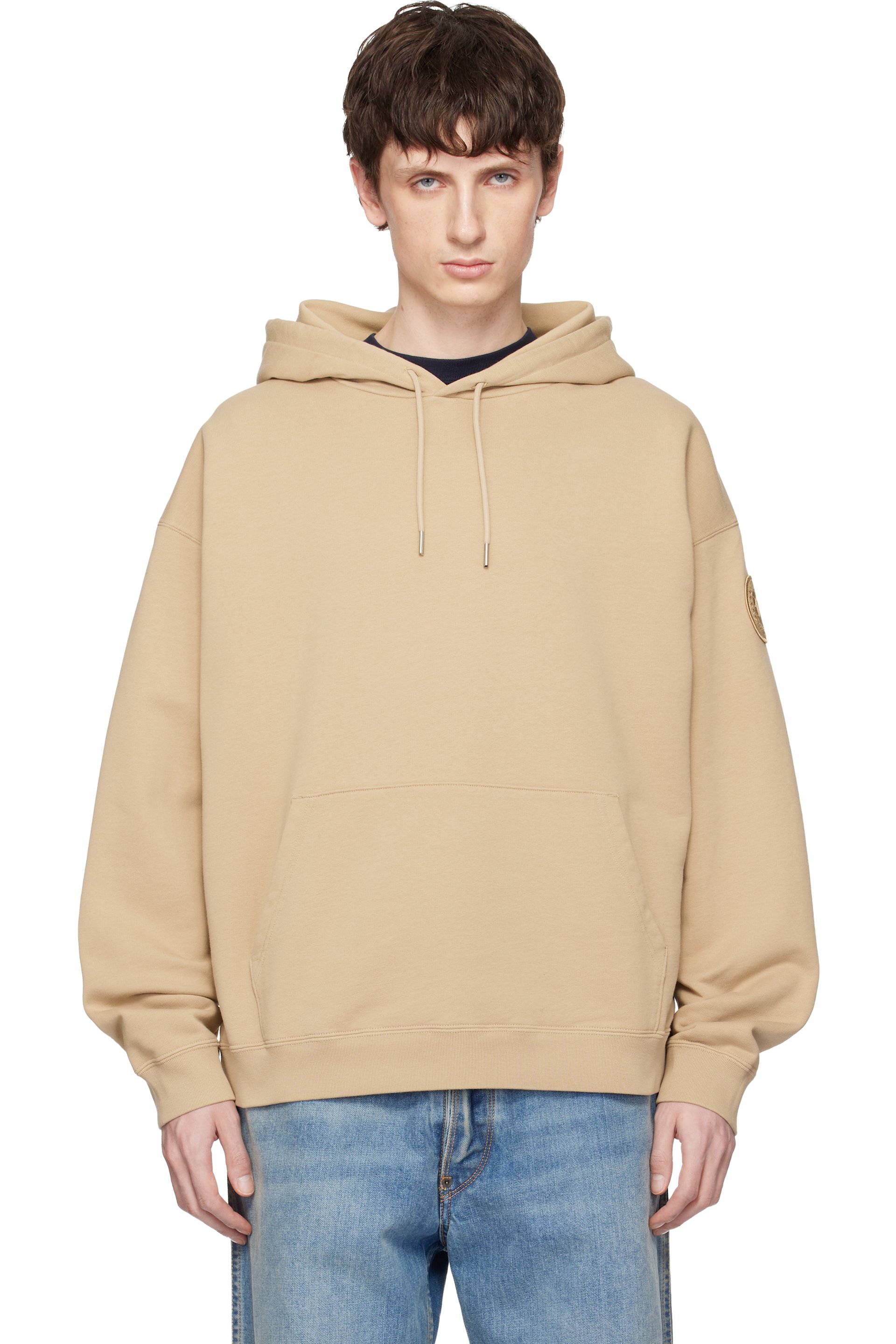 Canada Goose - Beige 'Tonal Label' Rove Hoodie