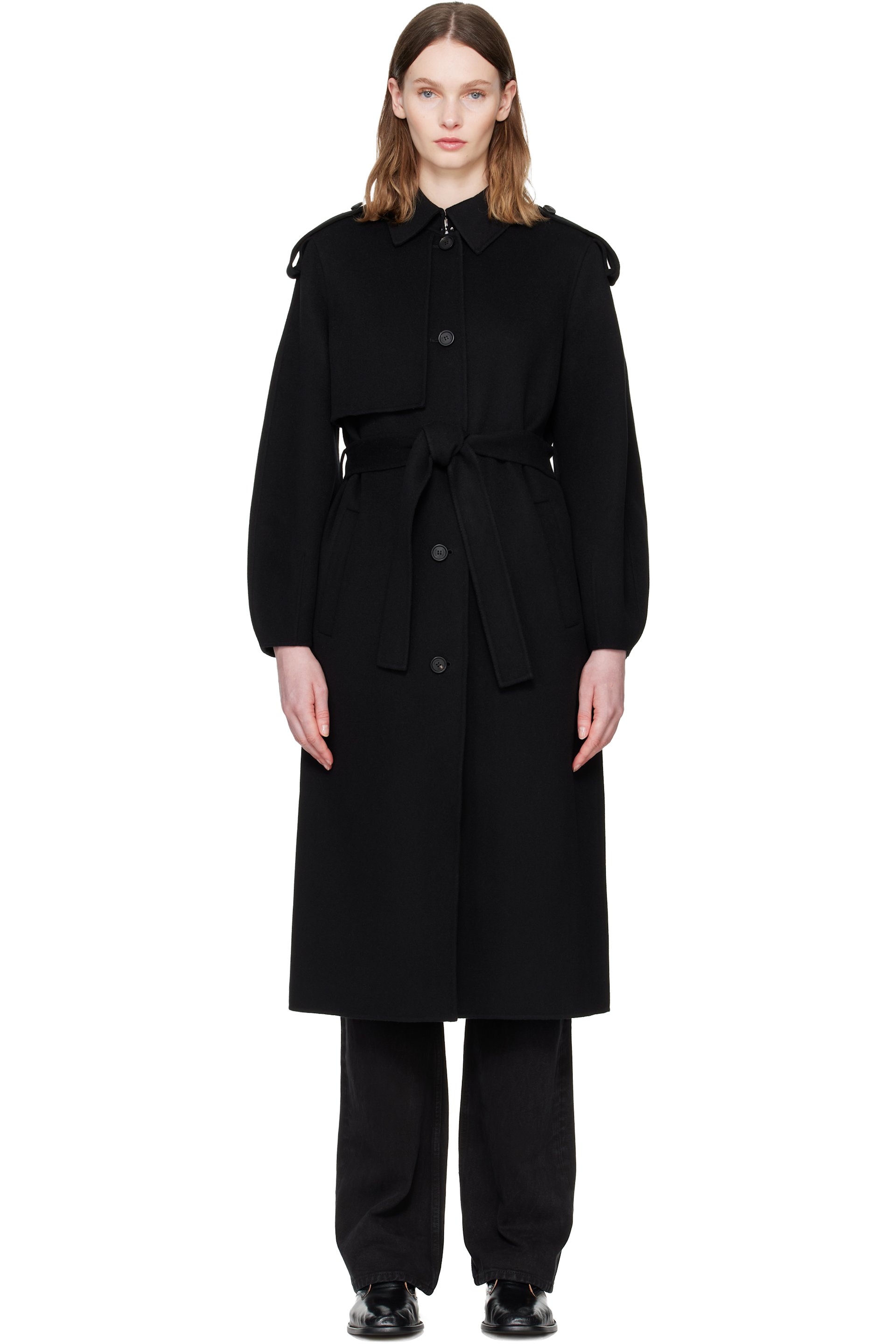 MACKAGE - Black CEYLA Double-Face Wool Coat