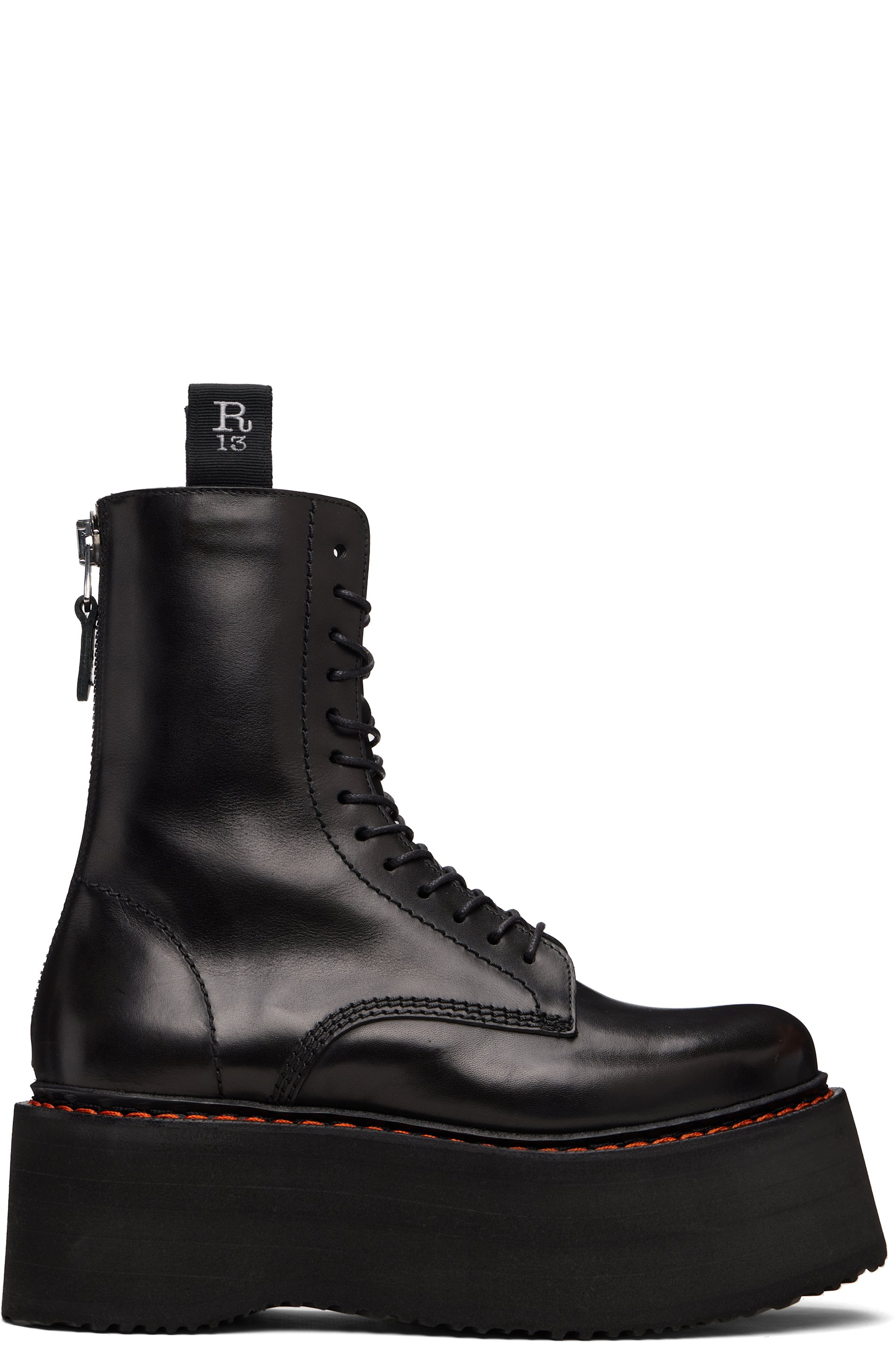R13 - Bottes étagées noires