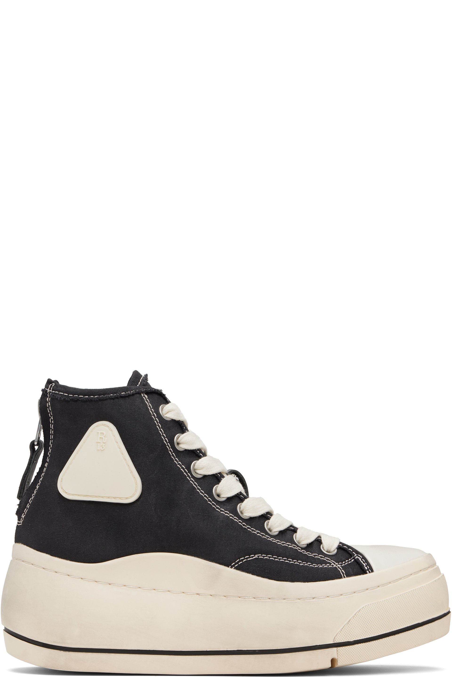 R13 - Baskets montantes Kurt noires