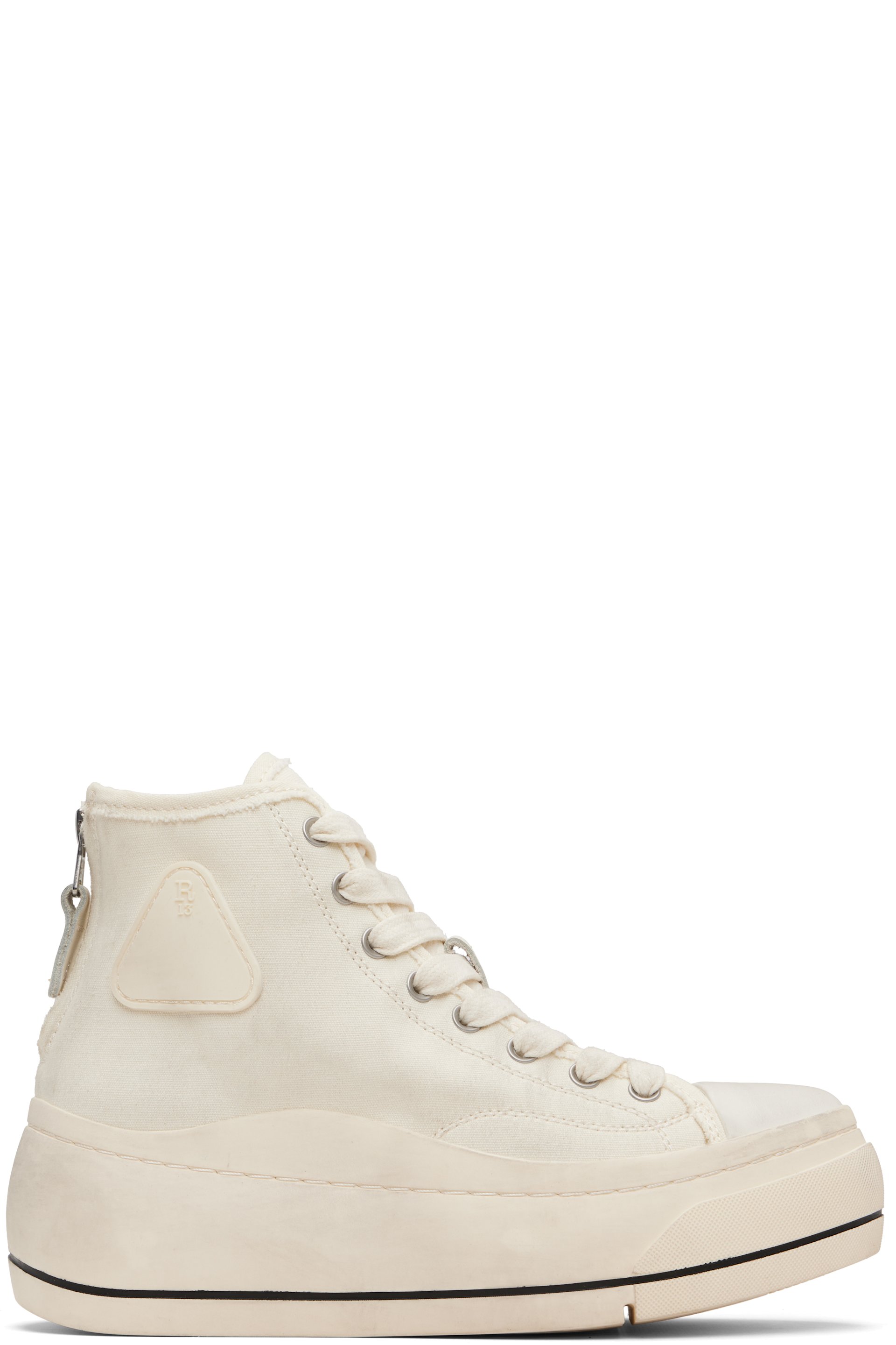 R13 - Off-White Kurt High Top Sneakers
