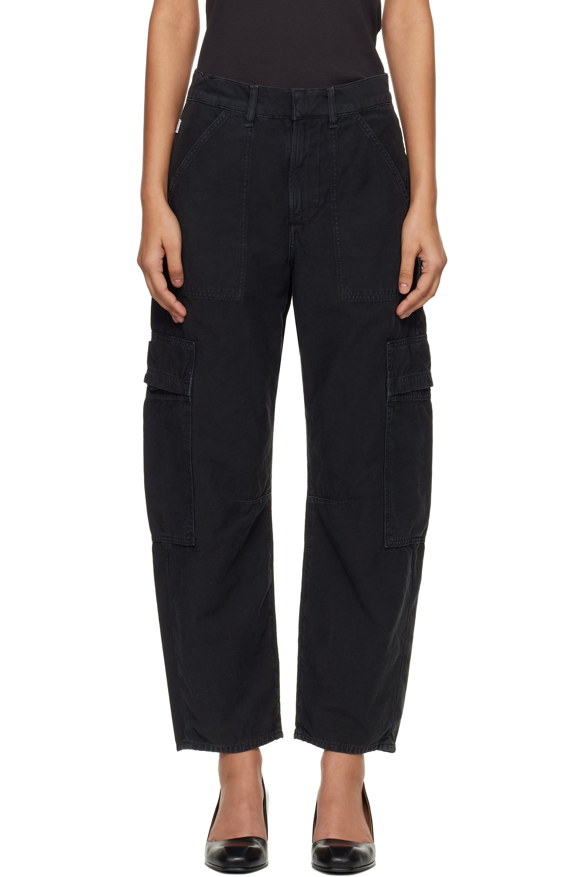 Citizens of Humanity - Pantalon cargo Marcelle noir