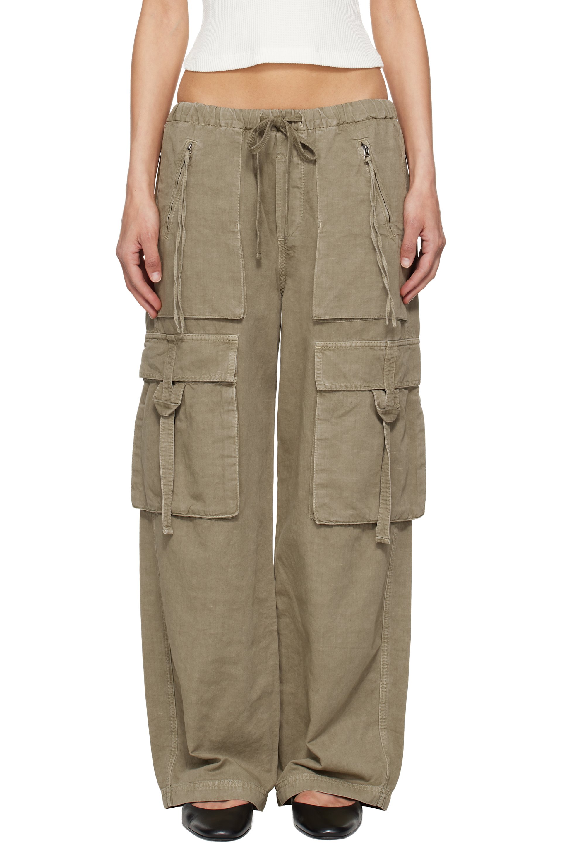 Citizens of Humanity - Beige Andira Pull On Trousers