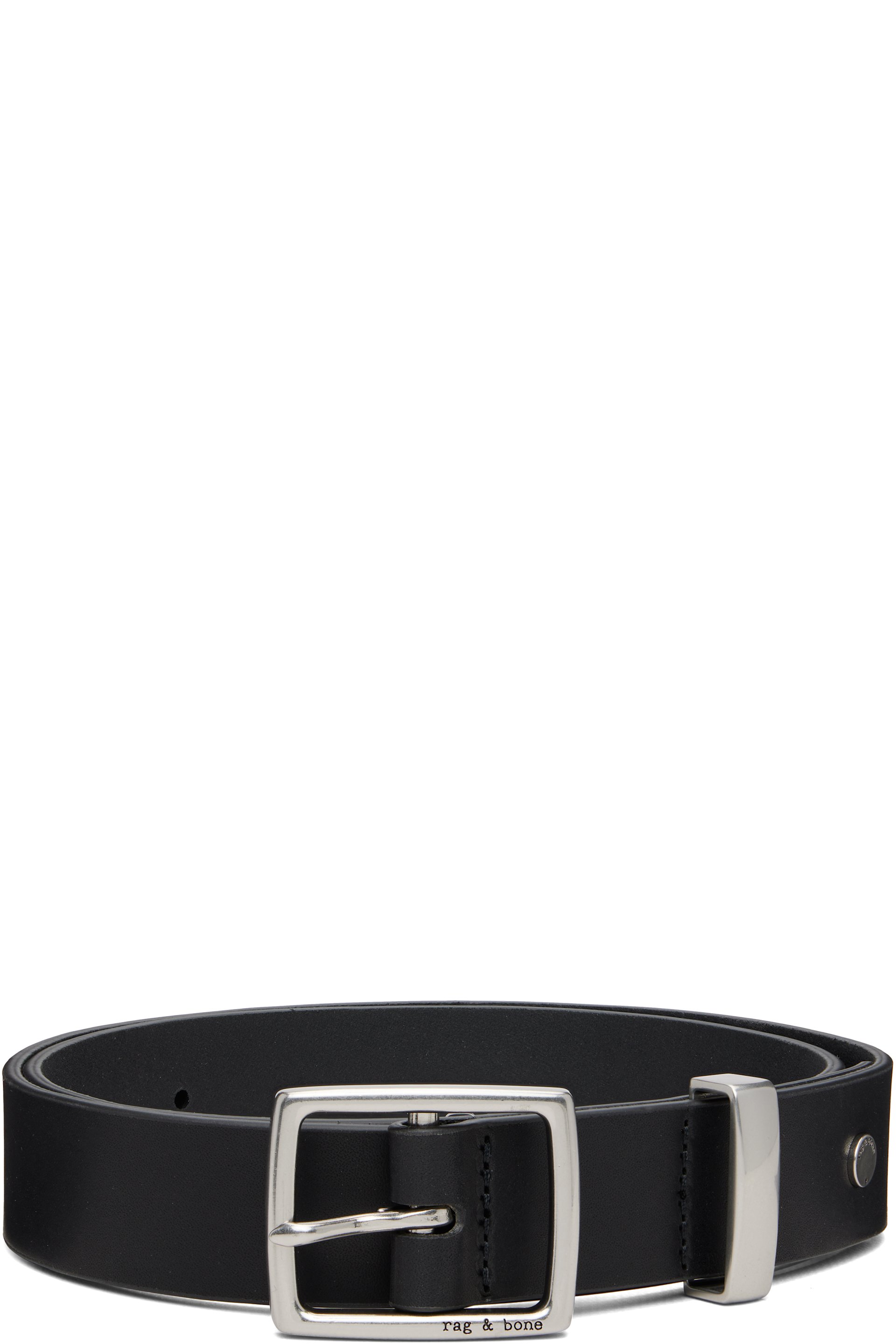 rag & bone - Ceinture boyfriend X noire en cuir