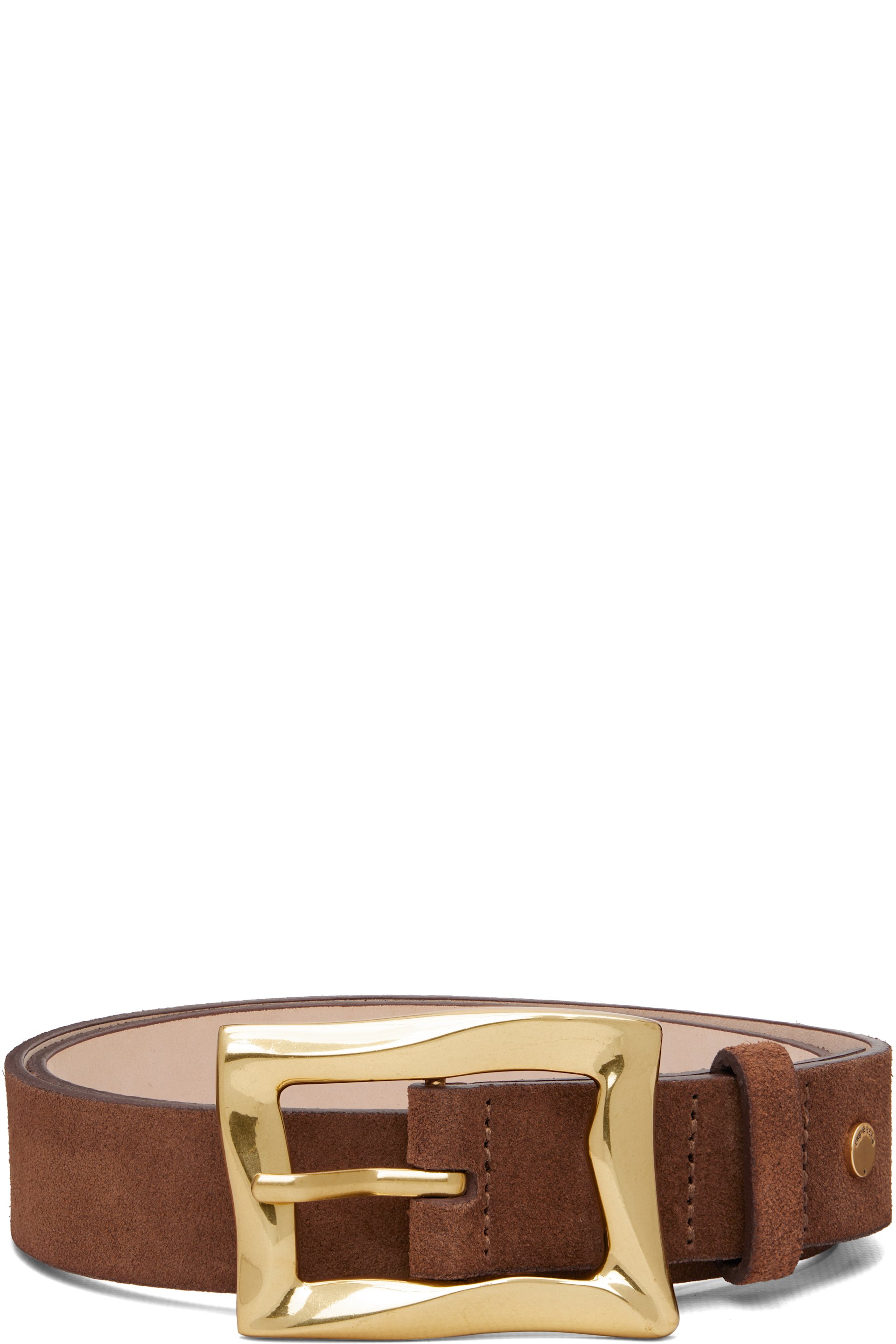 rag & bone - Ceinture Waverly brune en suède
