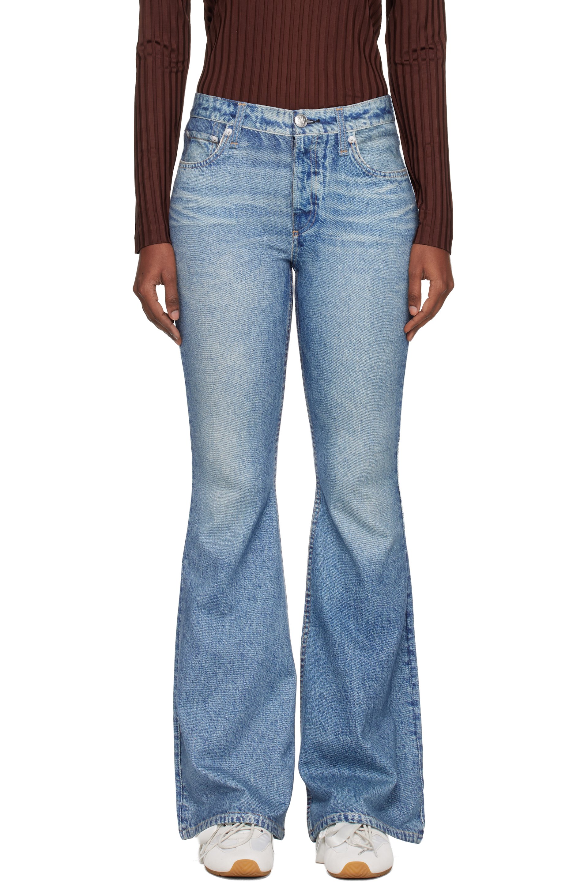 rag & bone - Blue rb Miramar Dahlia Flare Jeans