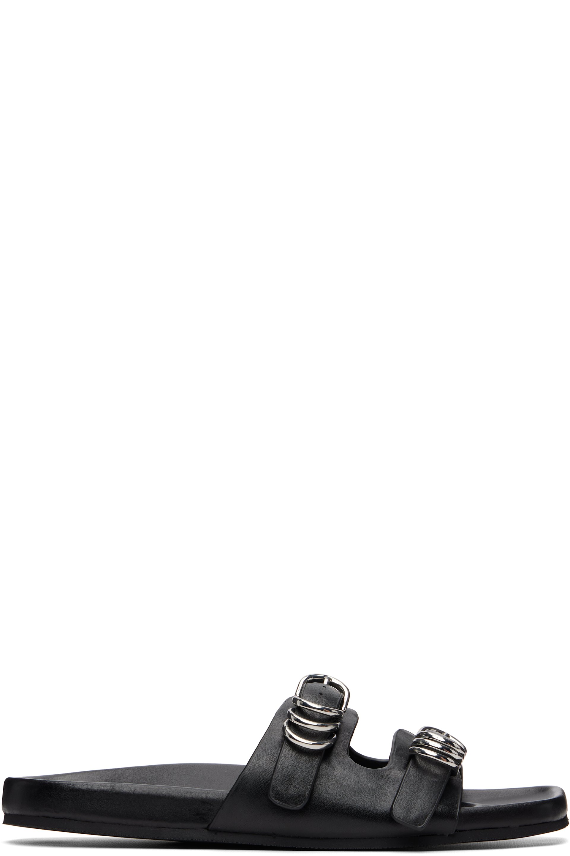 rag & bone - Black Rue Leather Sandals