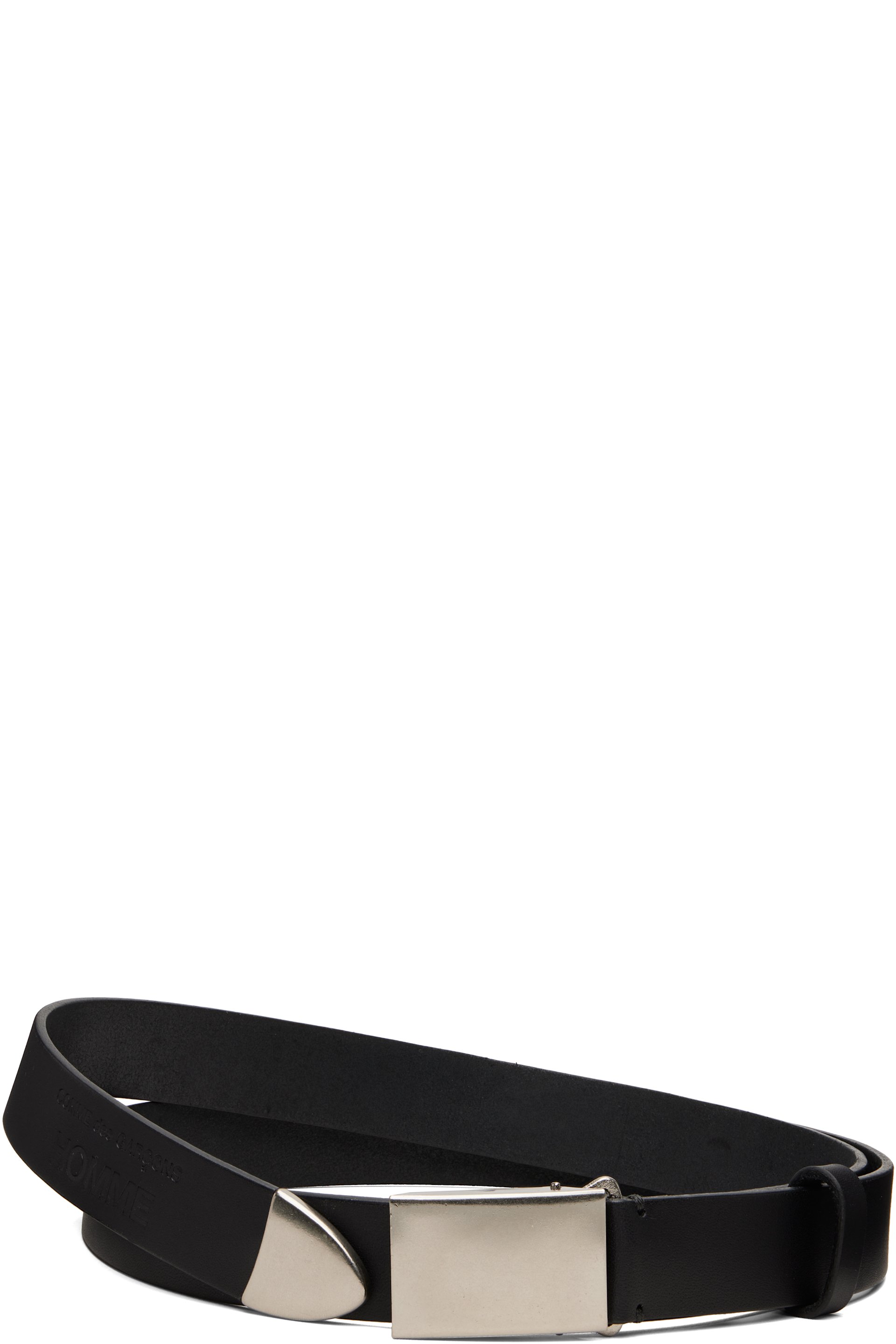 Comme des Garçons Homme - Black Steer Oil Smooth 30 MM Belt