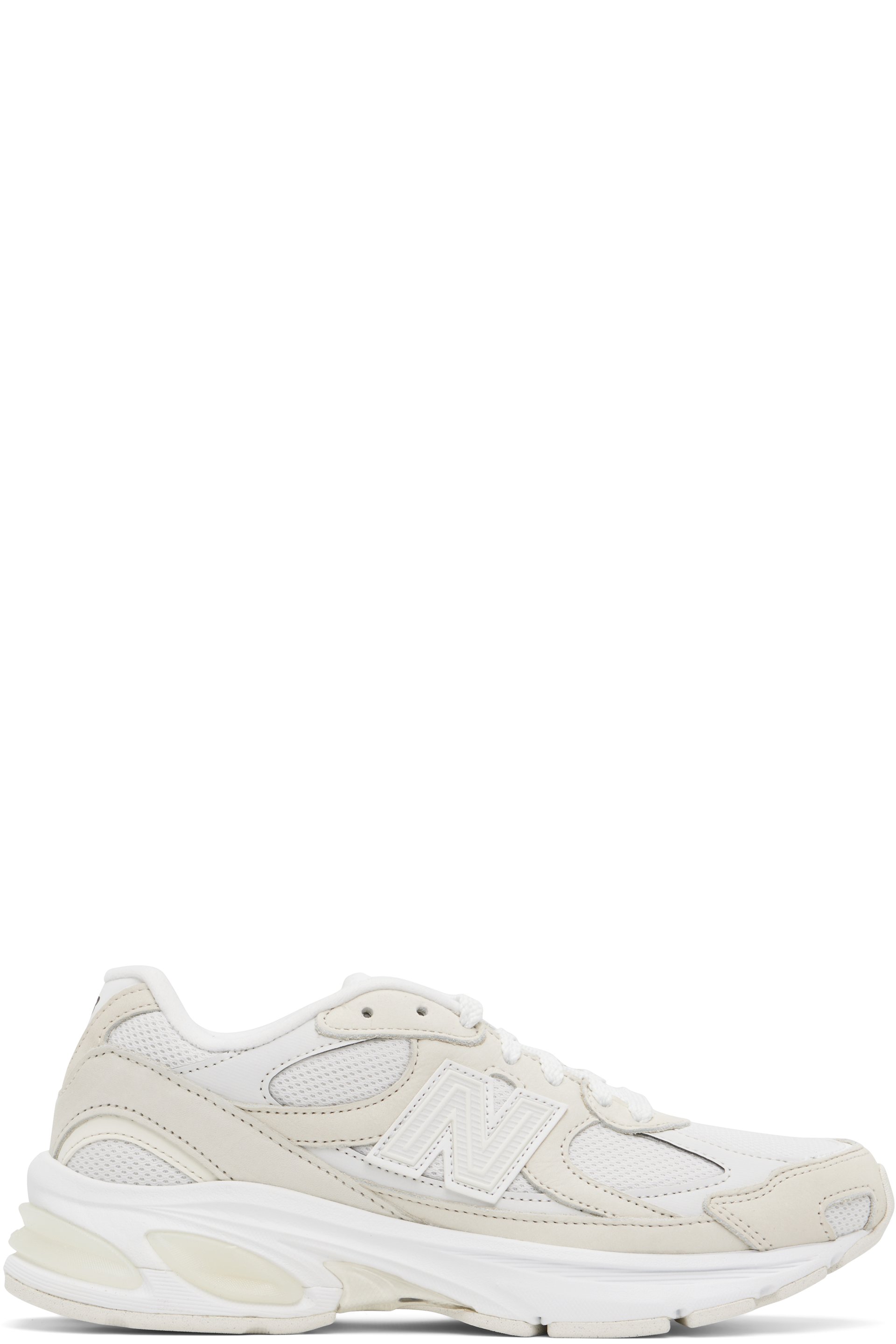 Comme des Garçons Homme - Baskets 2010V blanches édition New Balance