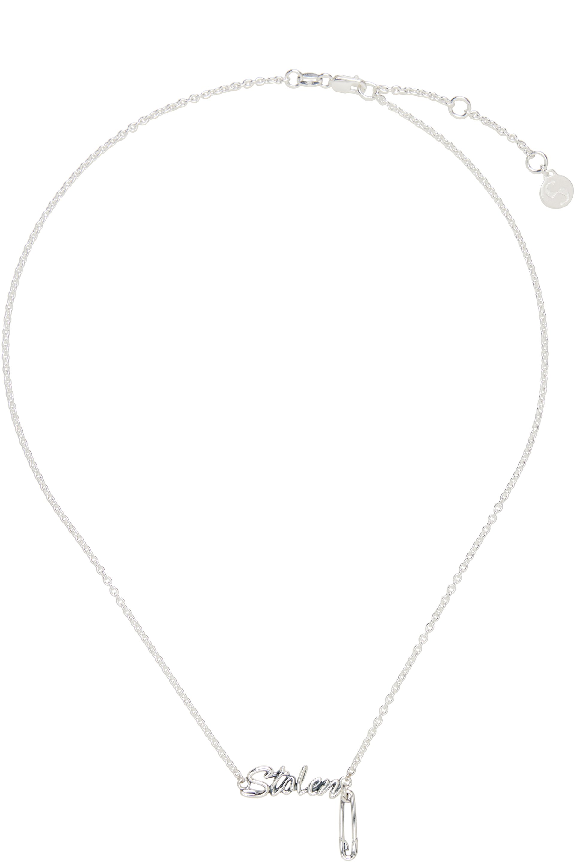 Stolen Girlfriends Club - Collier à pendentif Sentimental Script