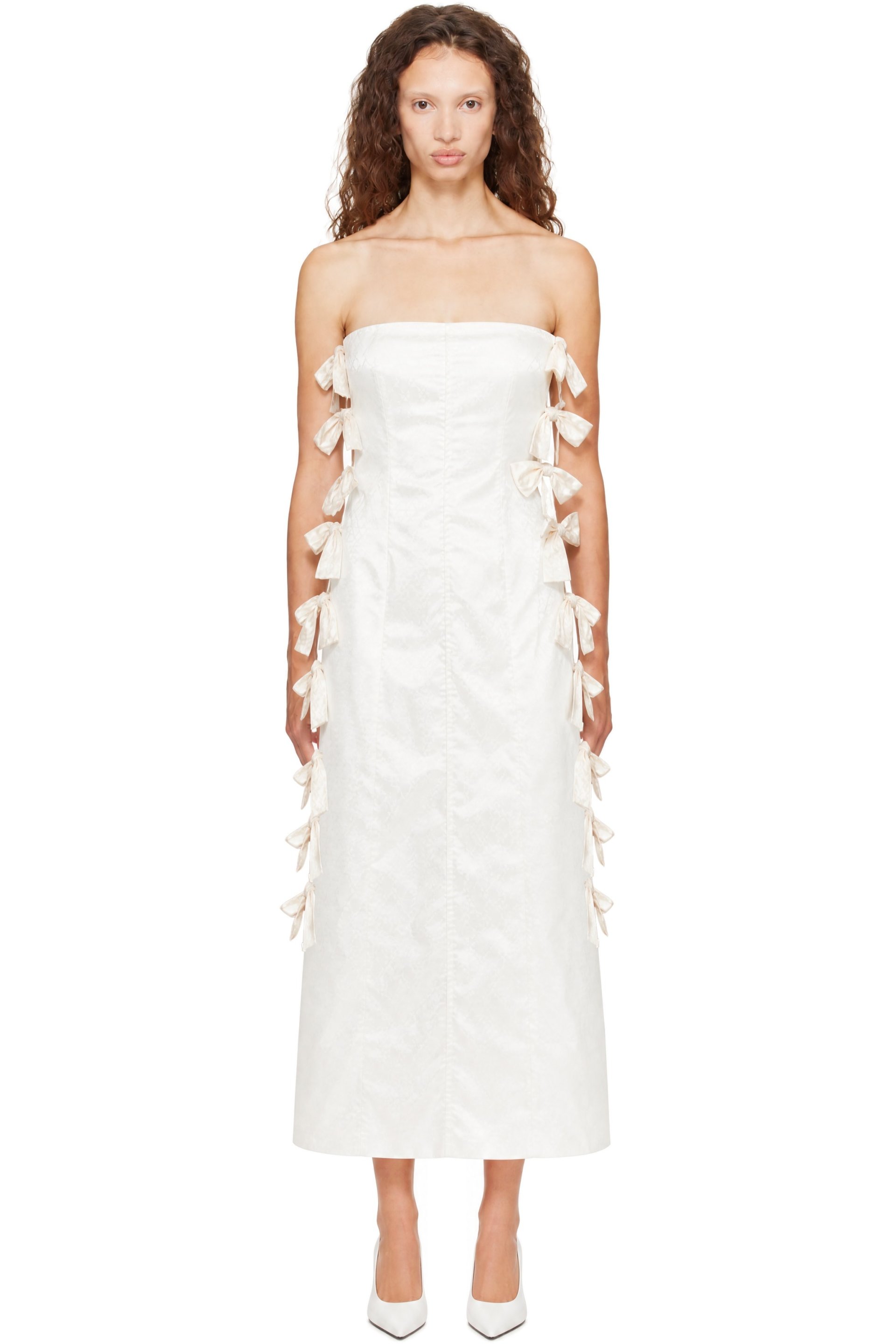 SUPER YAYA - Off-White Sofia Maxi Dress