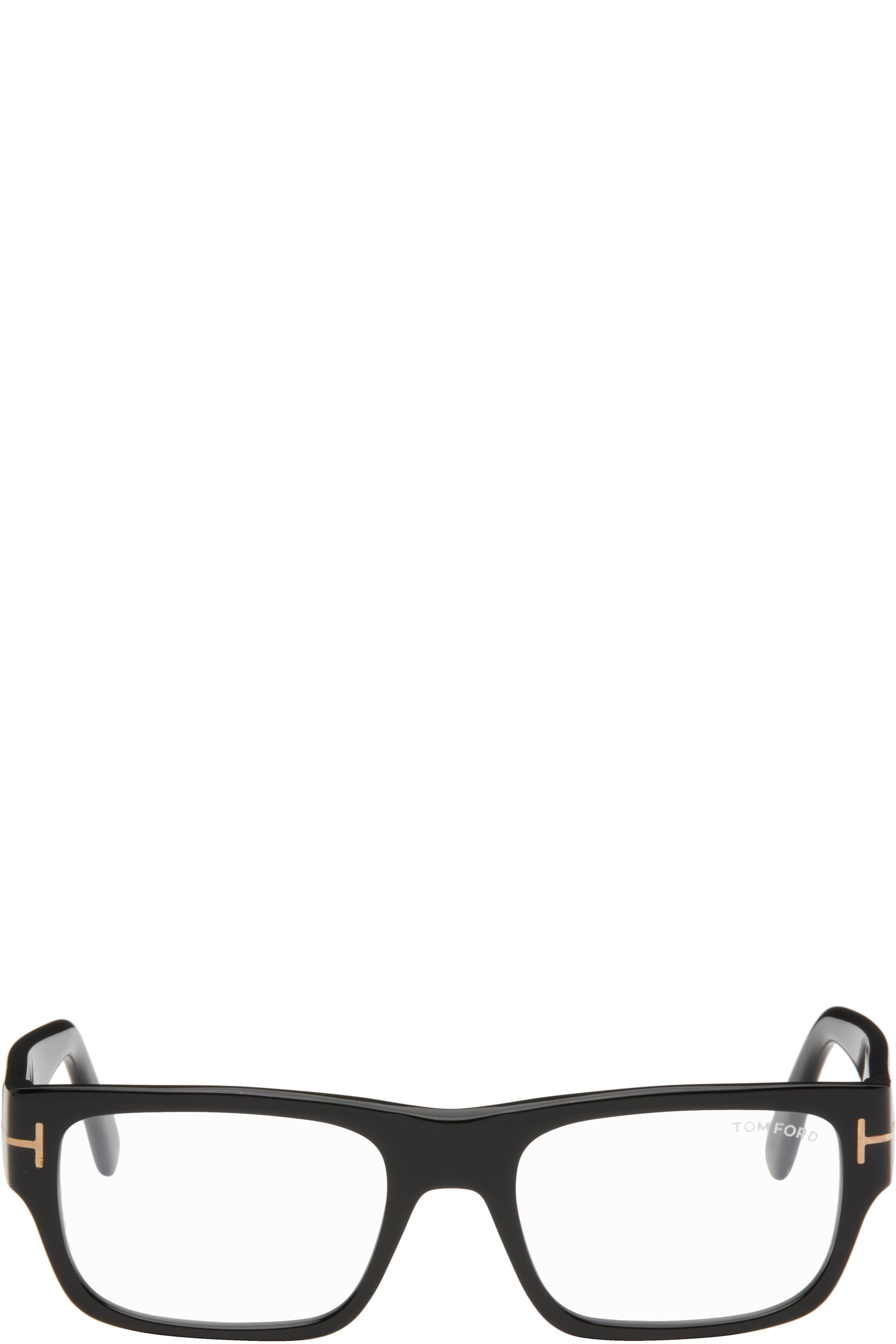 TOM FORD - Lunettes rectangulaires noires à verres anti-lumière bleue