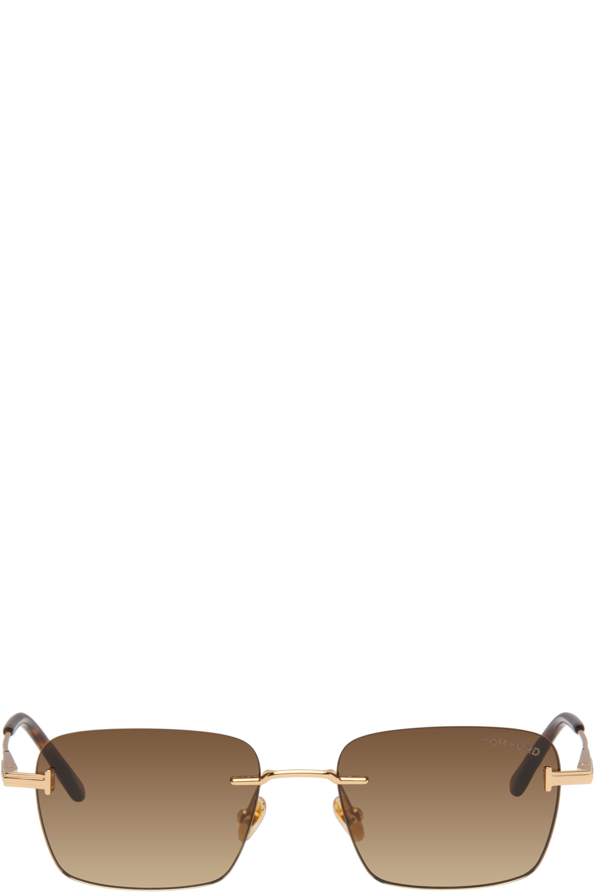 TOM FORD - Lunettes de soleil Jake dorées