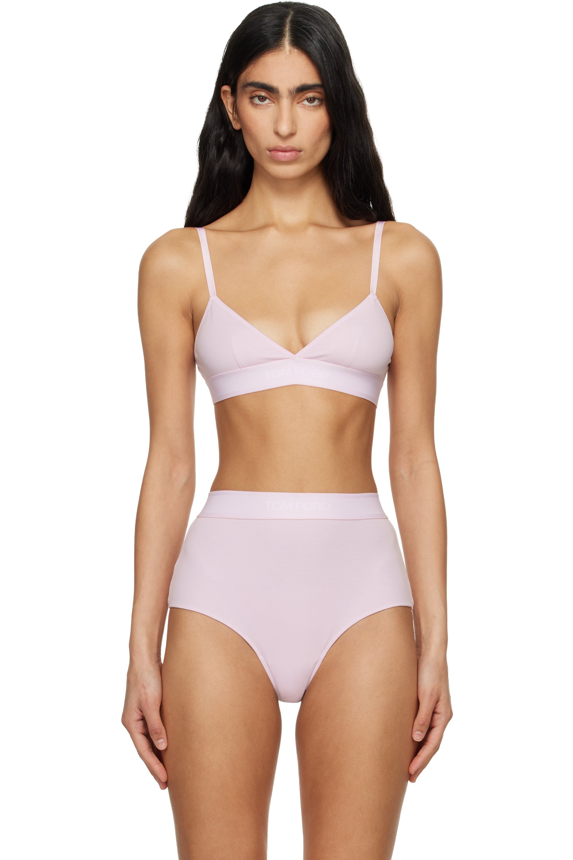TOM FORD - Soutien-gorge rose à logo