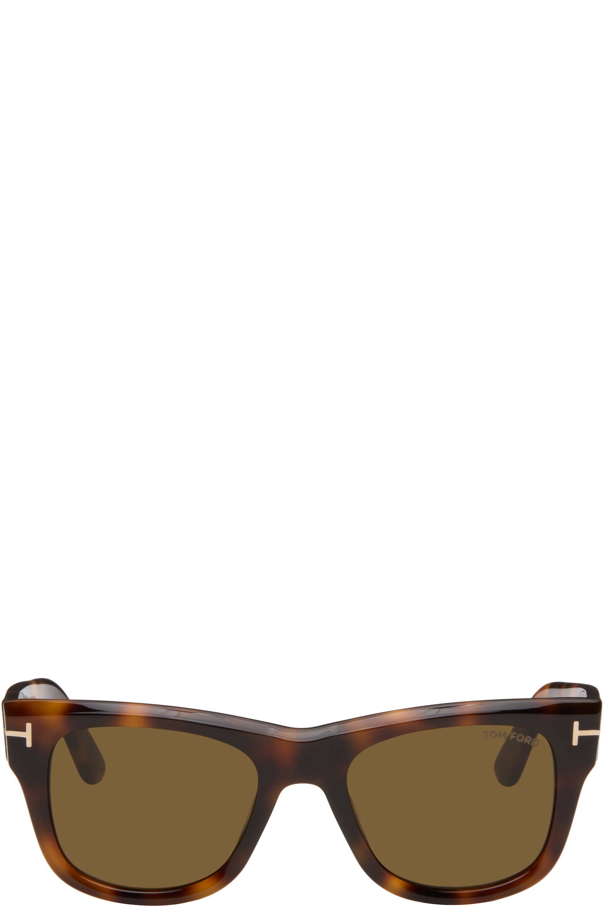 TOM FORD - Brown Finn Sunglasses