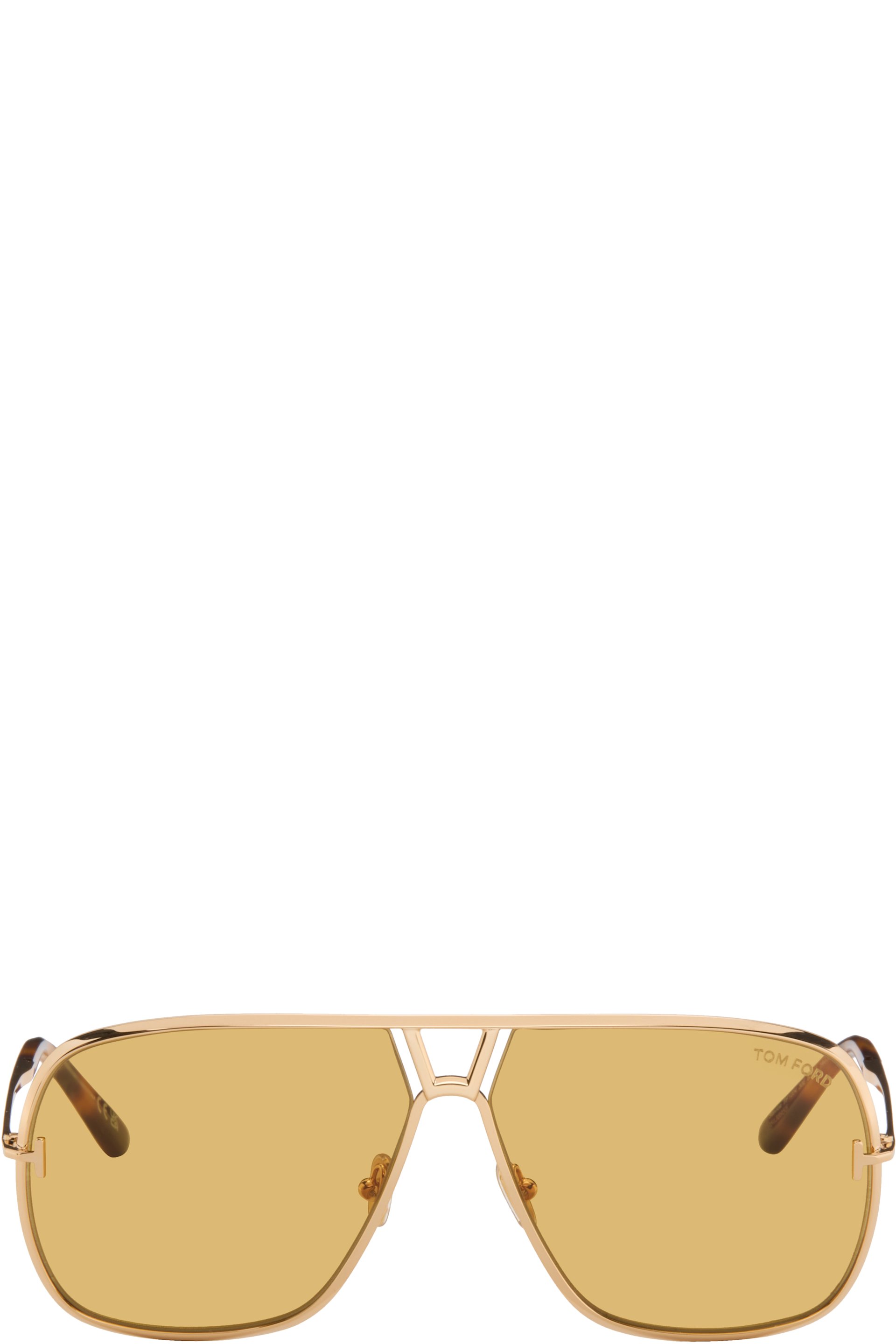 TOM FORD - Gold Stavros Sunglasses