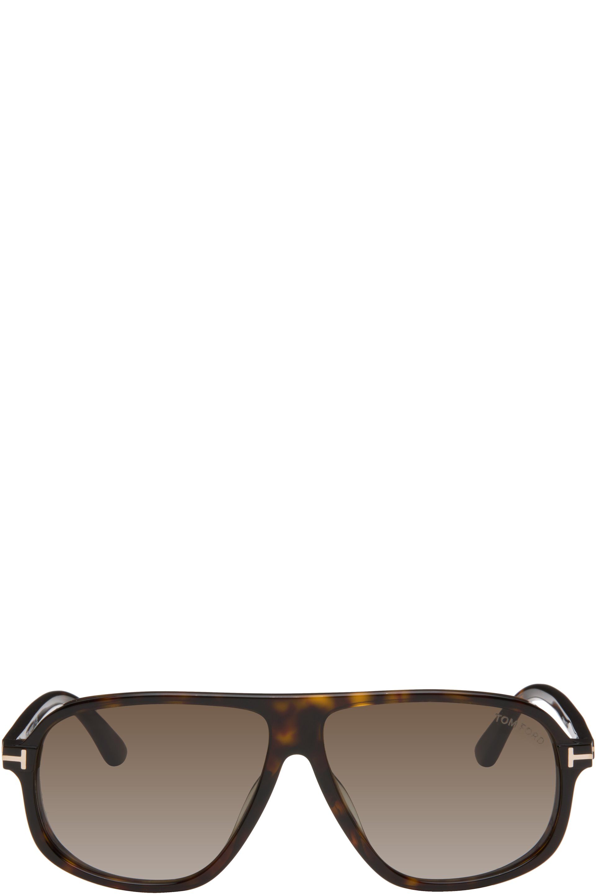 TOM FORD - Brown Guillaume Sunglasses