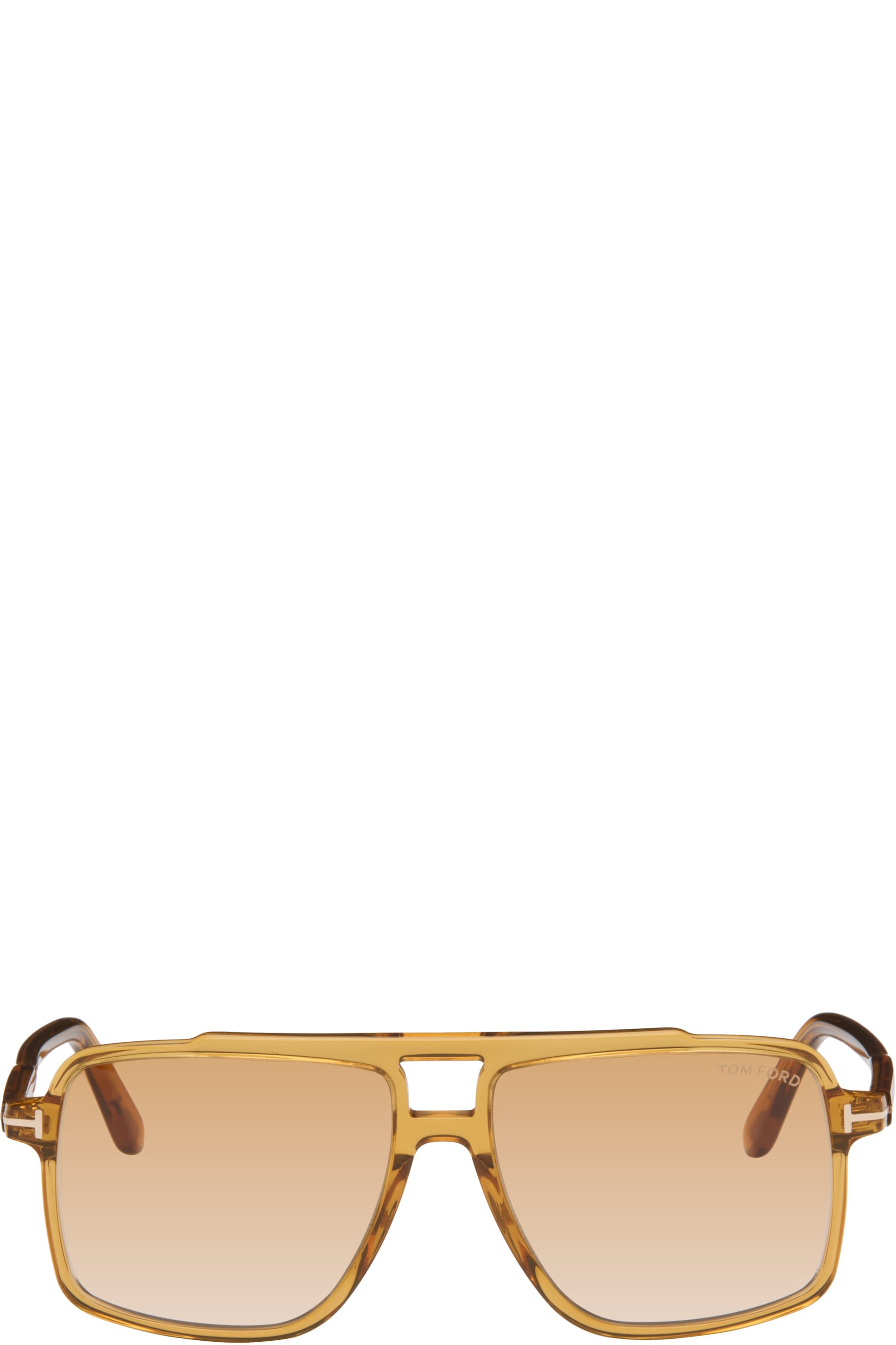 TOM FORD - Yellow Kemp Sunglasses