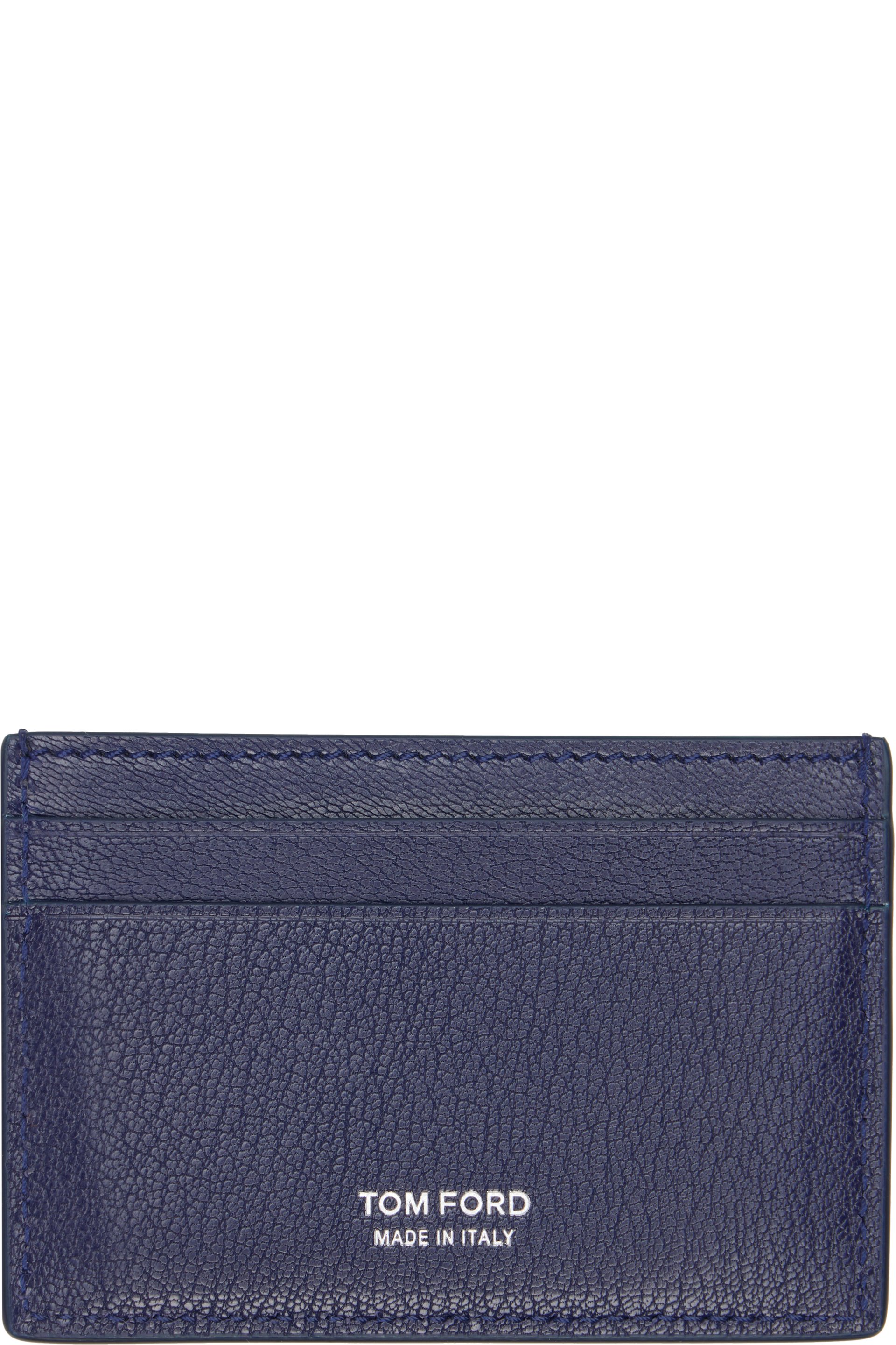 TOM FORD - Navy Elongated T Line Card Holder