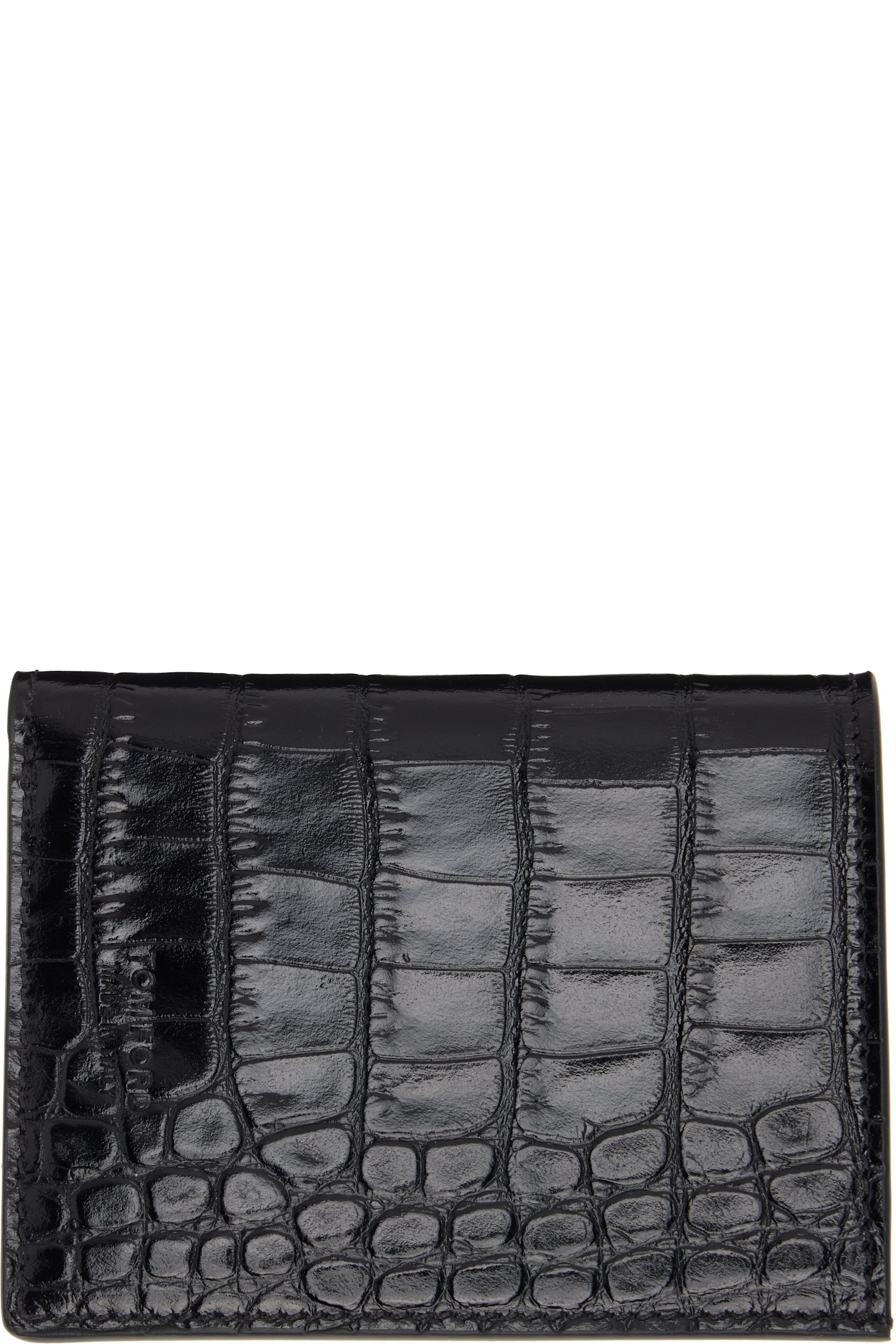 TOM FORD - Black Folding Card Holder