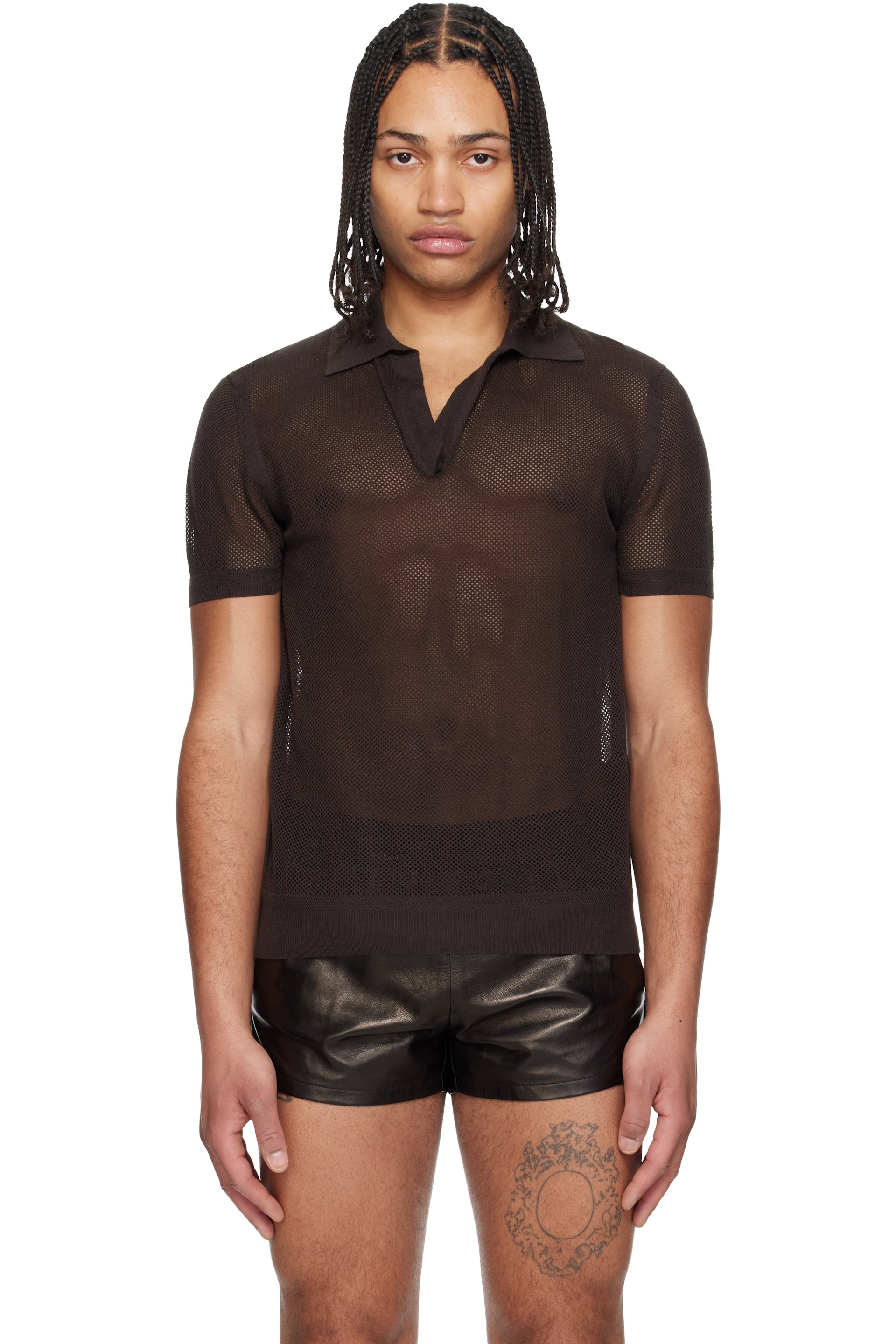 TOM FORD ポロシャツ TOM FORD ショートスリーブ ポロシャツ | ブルー | FARFETCH JP