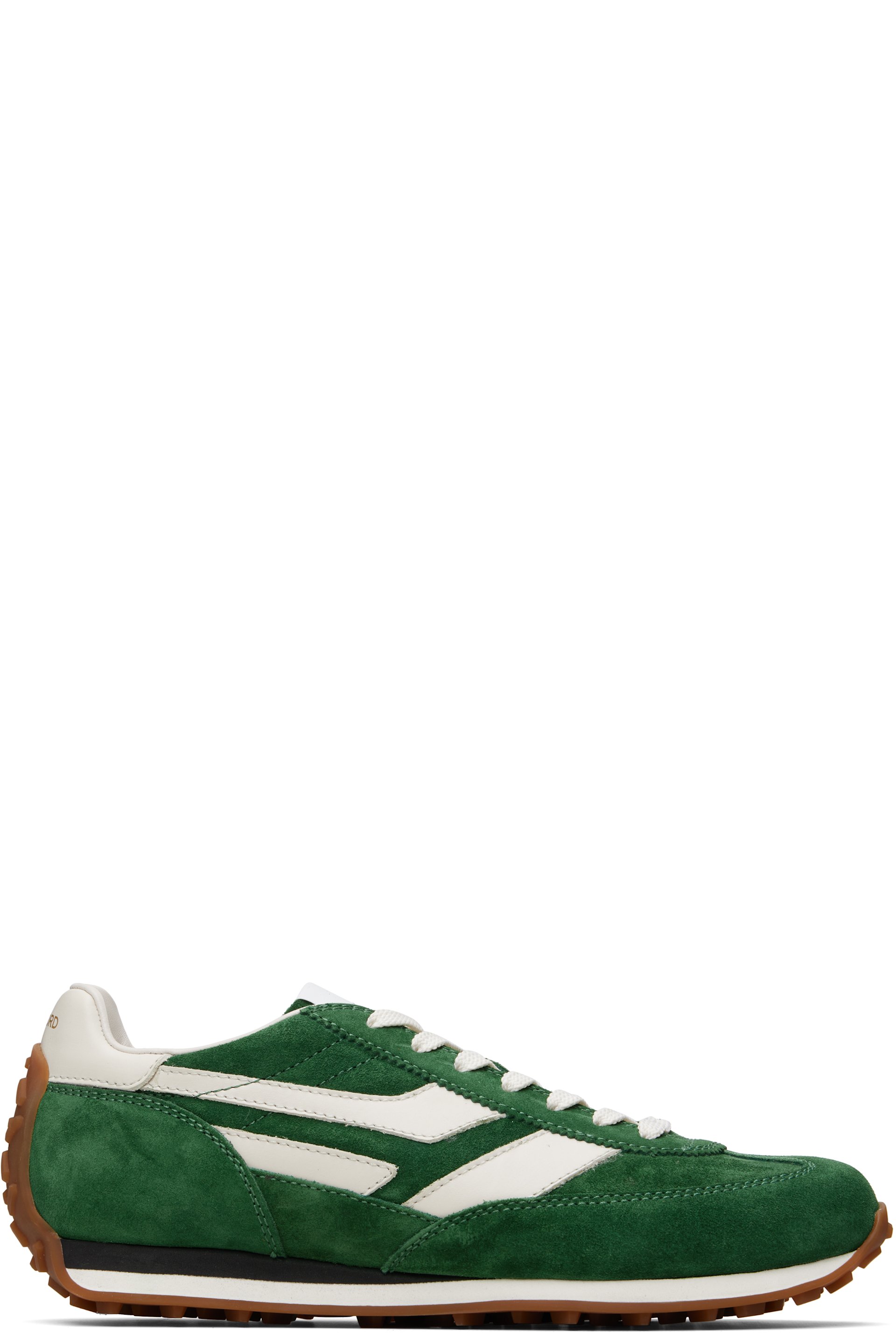 TOM FORD - Green Suede Mick Sneakers