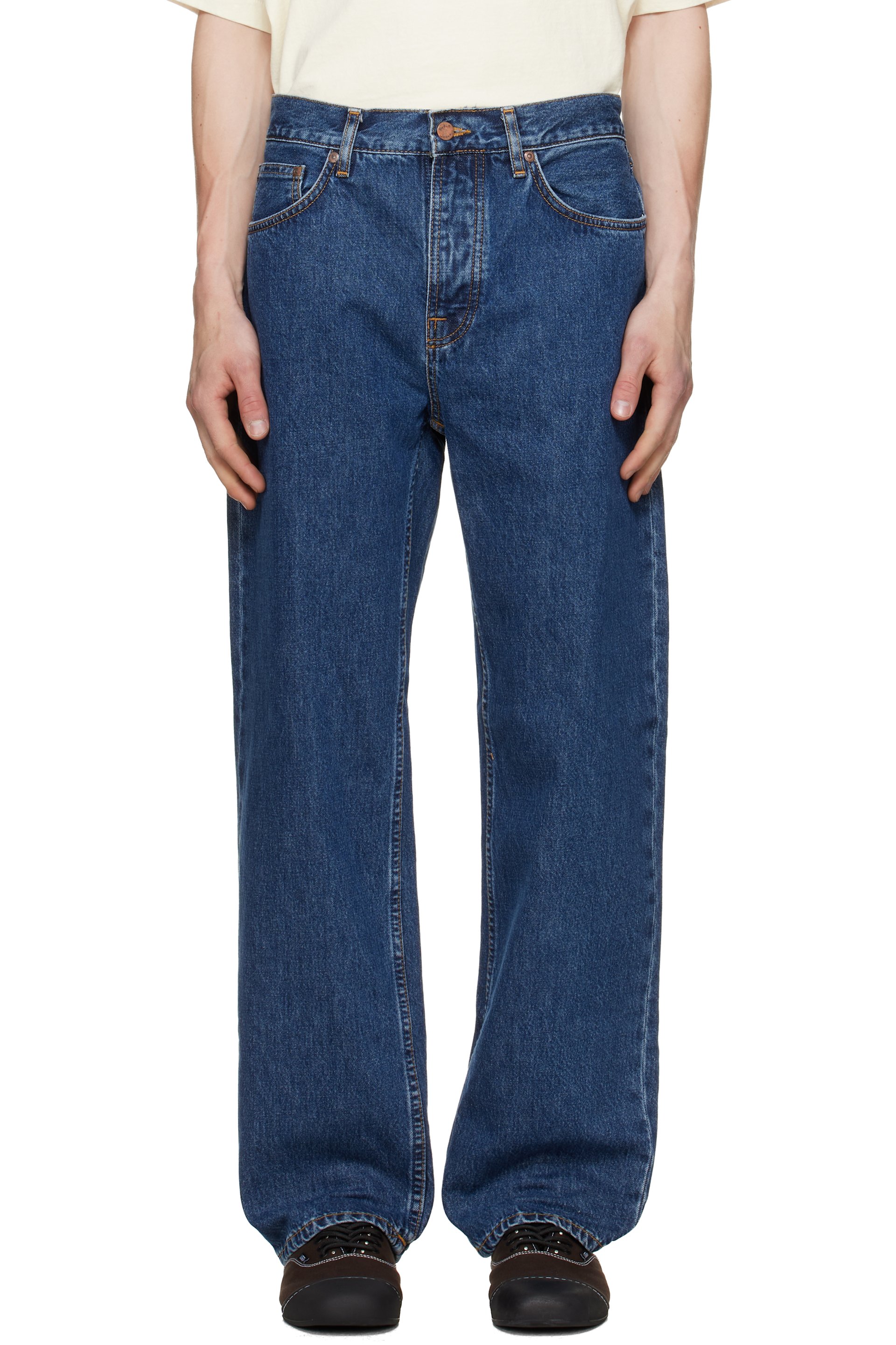 Nudie Jeans - Navy Tuff Tony Jeans