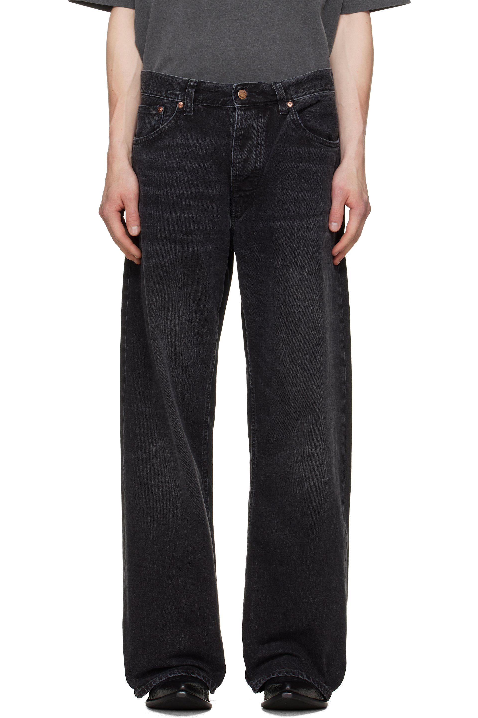 Nudie Jeans - Black Loud Larry Jeans