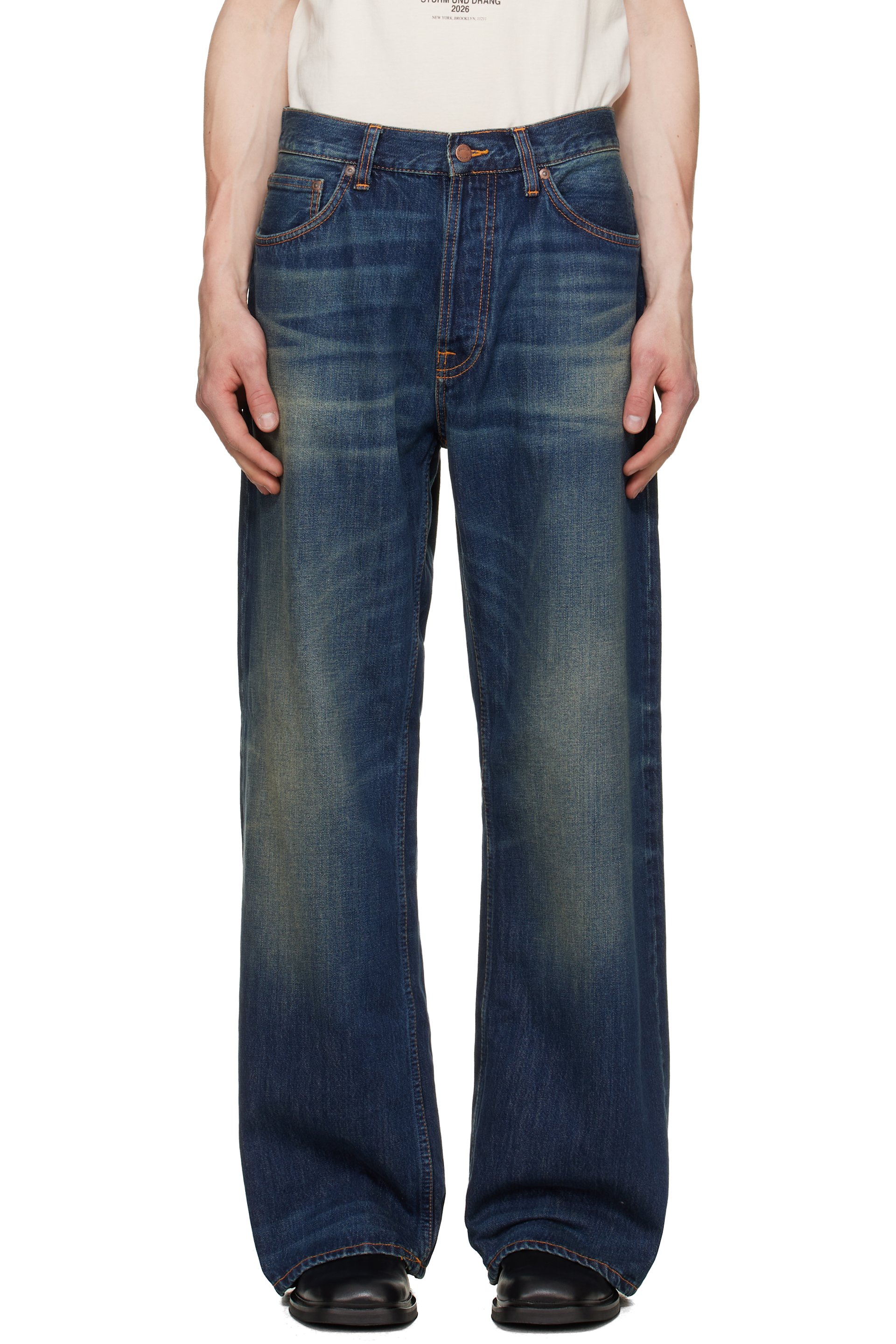 Nudie Jeans - Navy Loud Larry Jeans