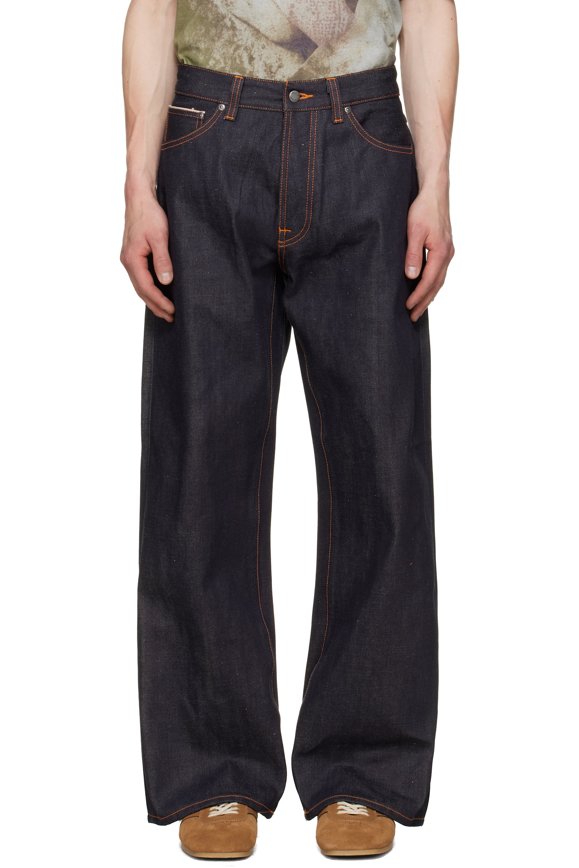 Nudie Jeans - Navy Loud Larry Jeans