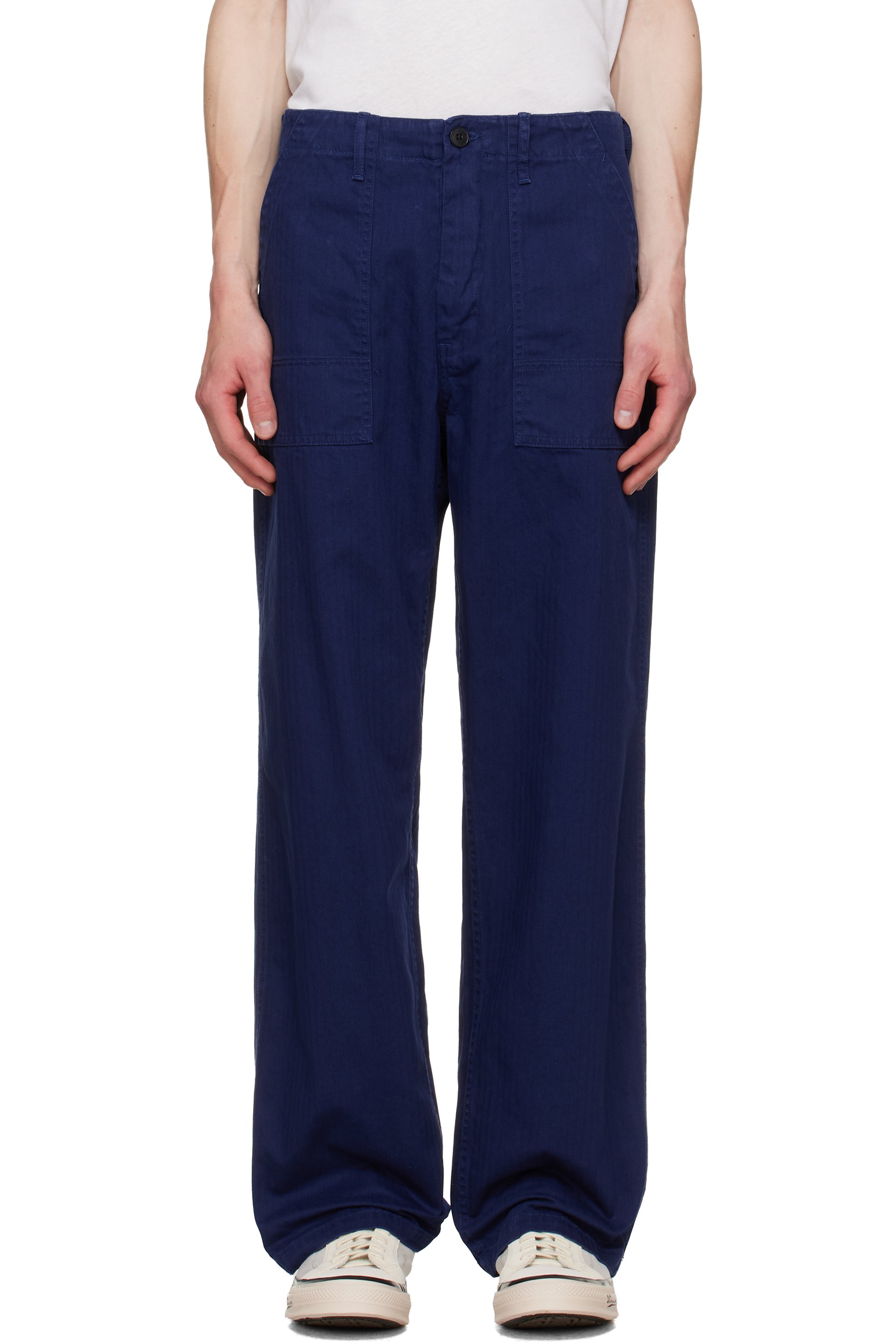 Nudie Jeans - Navy Tuff Tony Trousers
