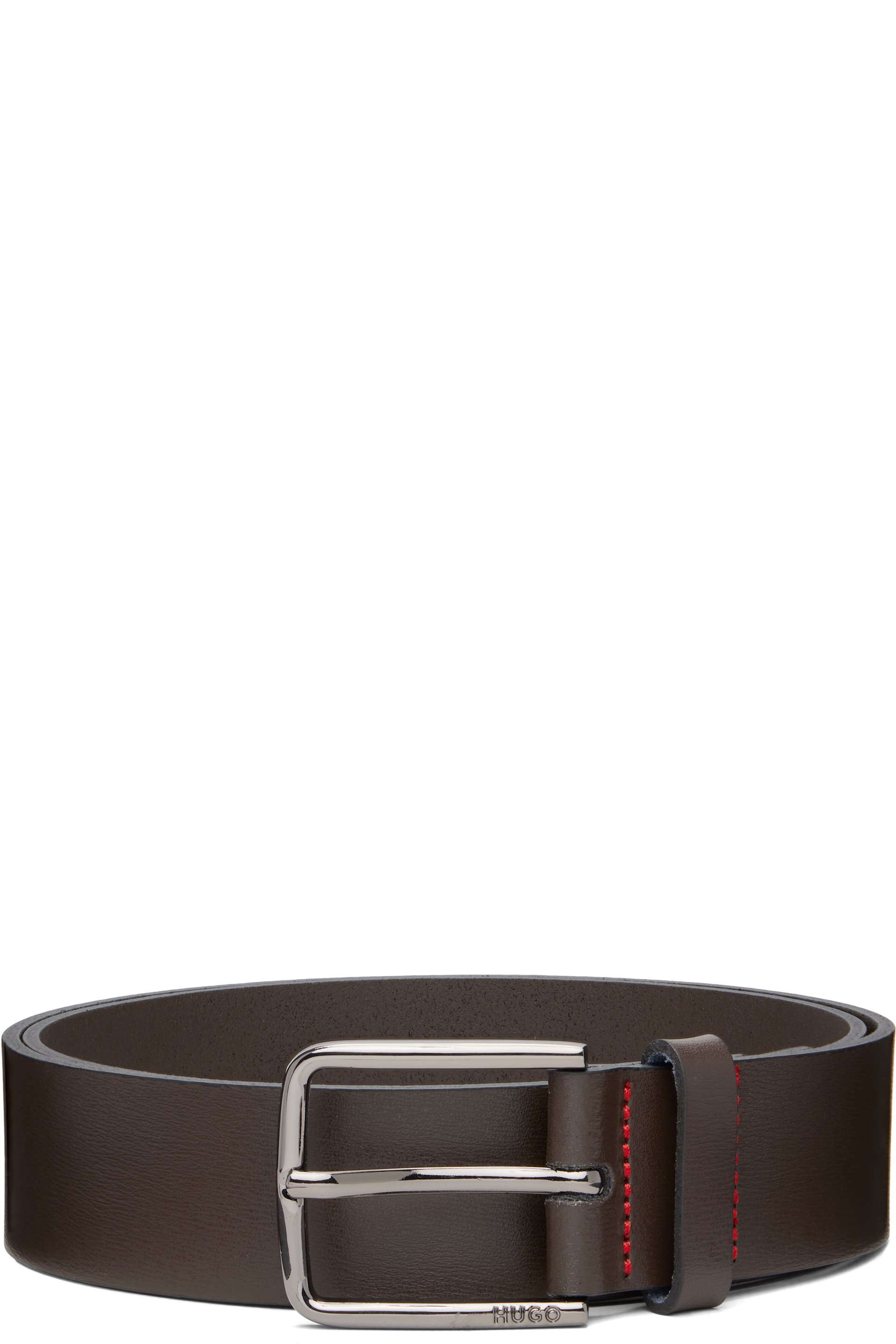 Hugo - Ceinture brune en cuir