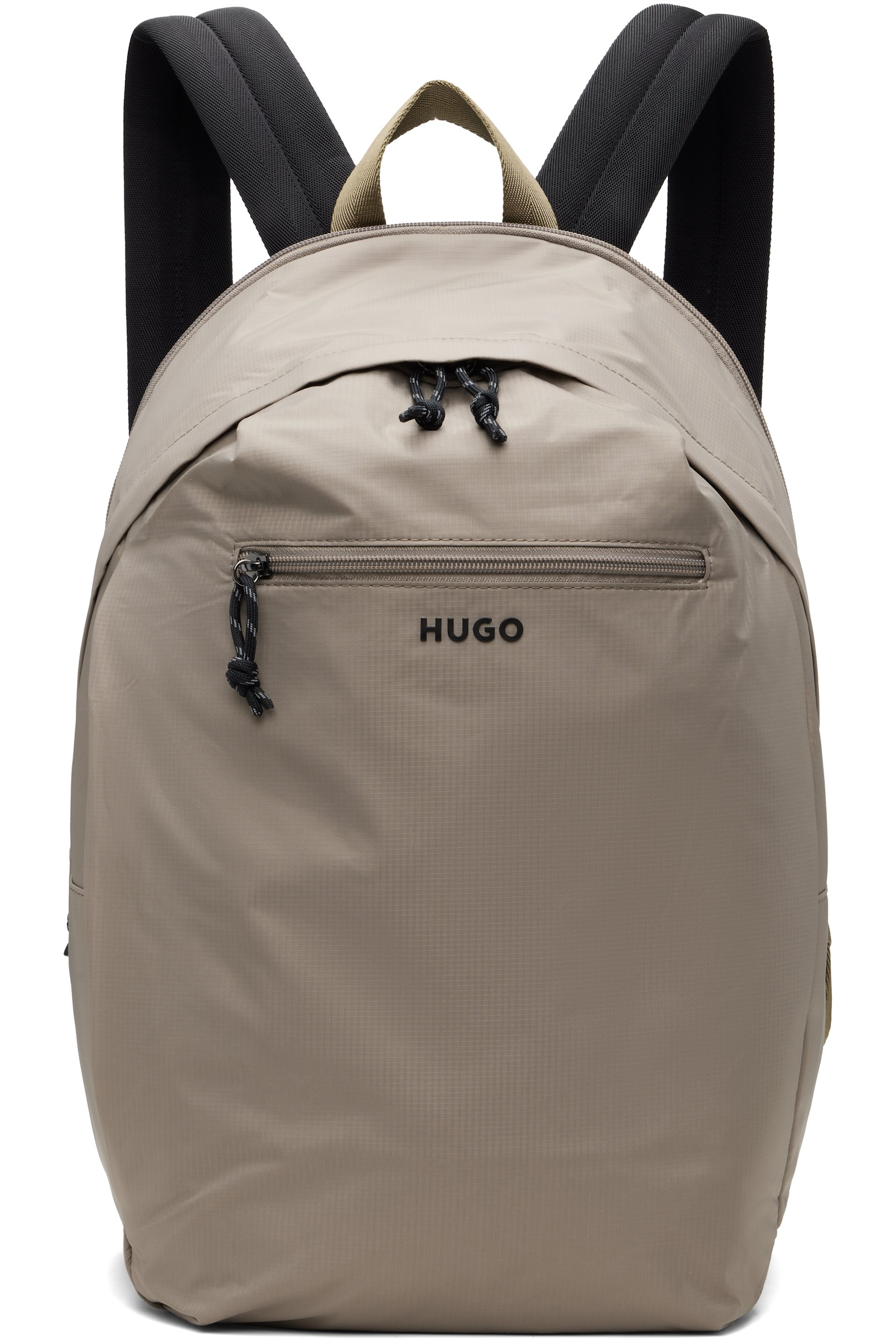 Hugo - Taupe Contrast Logo Backpack