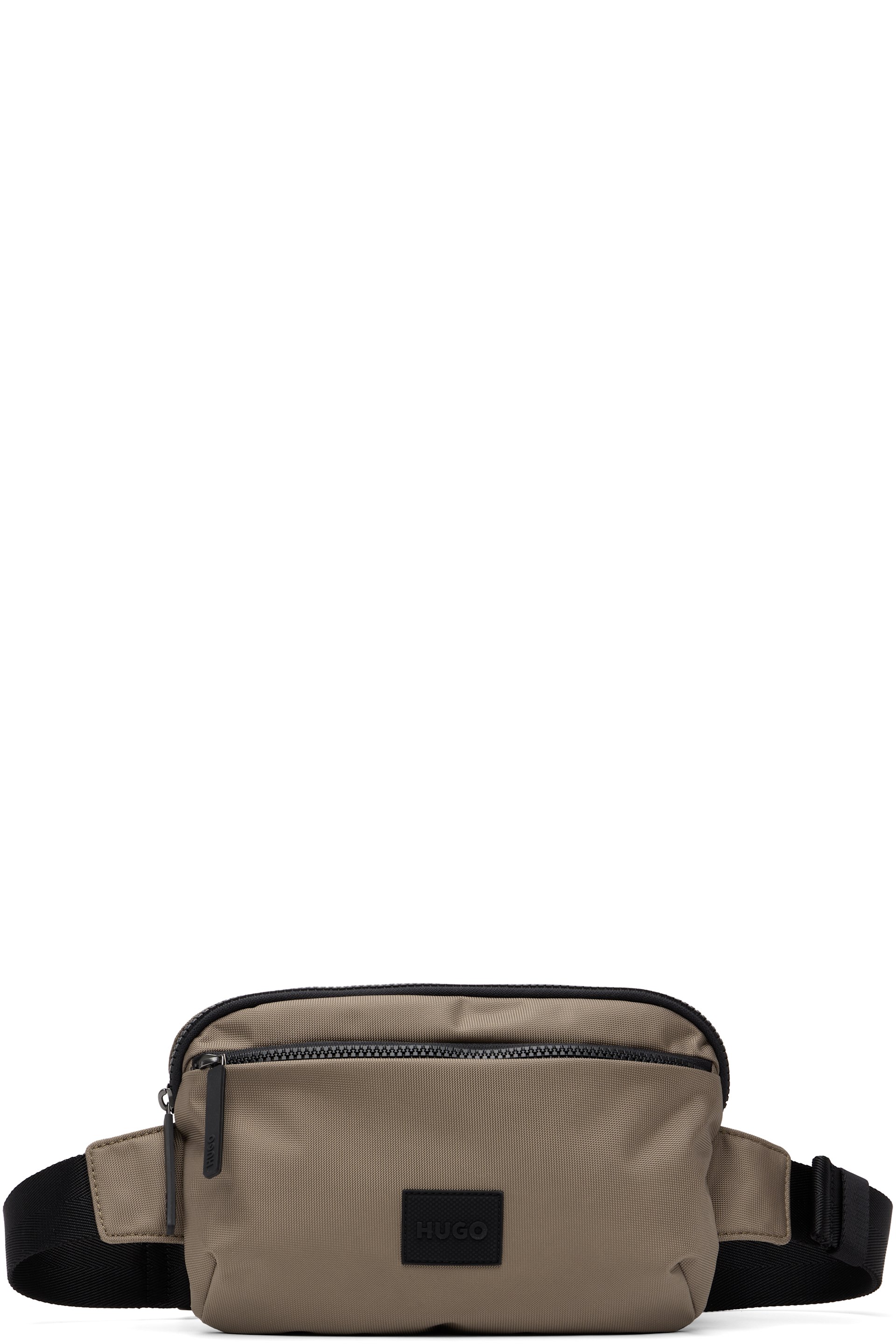 Hugo - Beige Canvas Belt Bag
