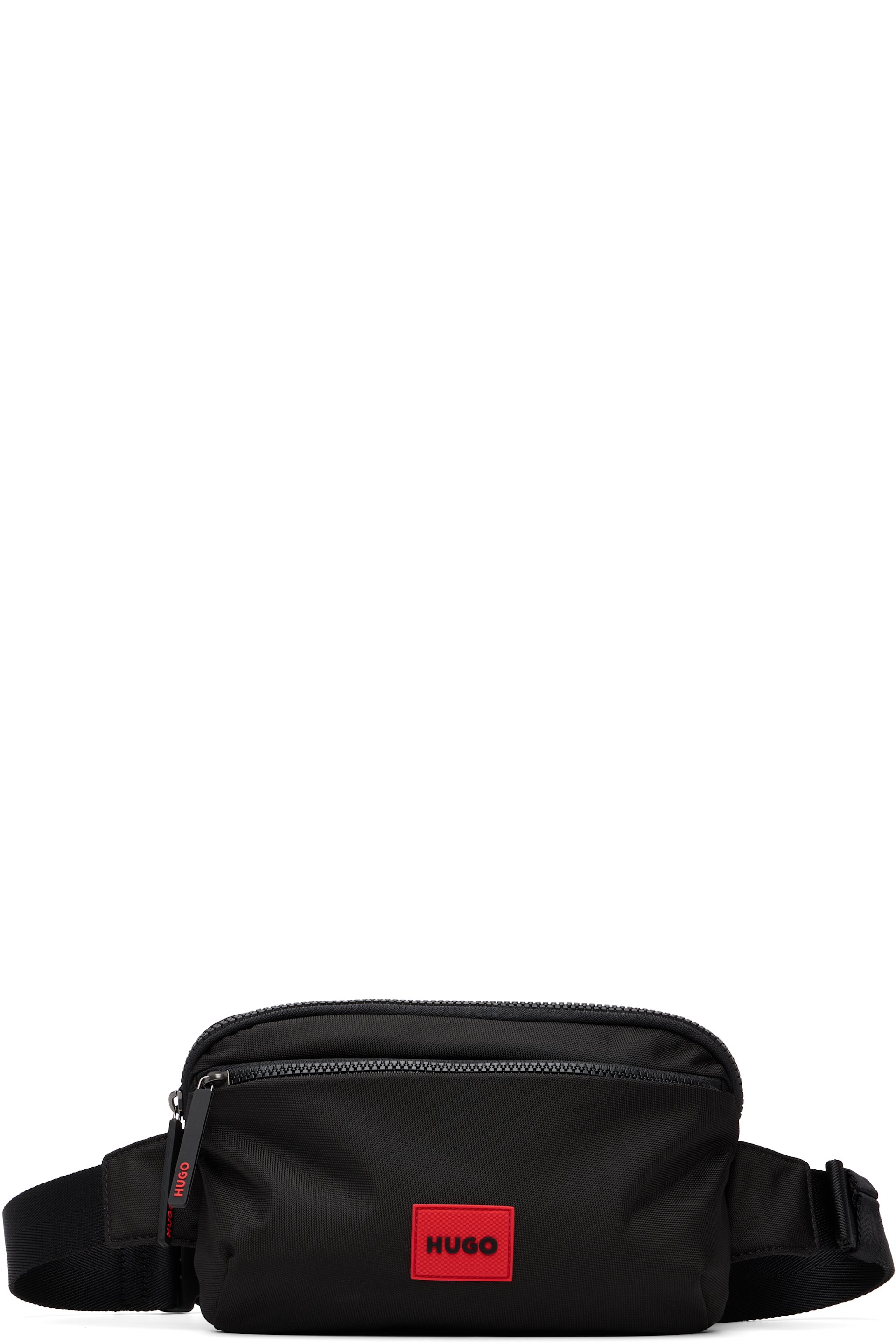 Hugo - Black Canvas Belt Bag