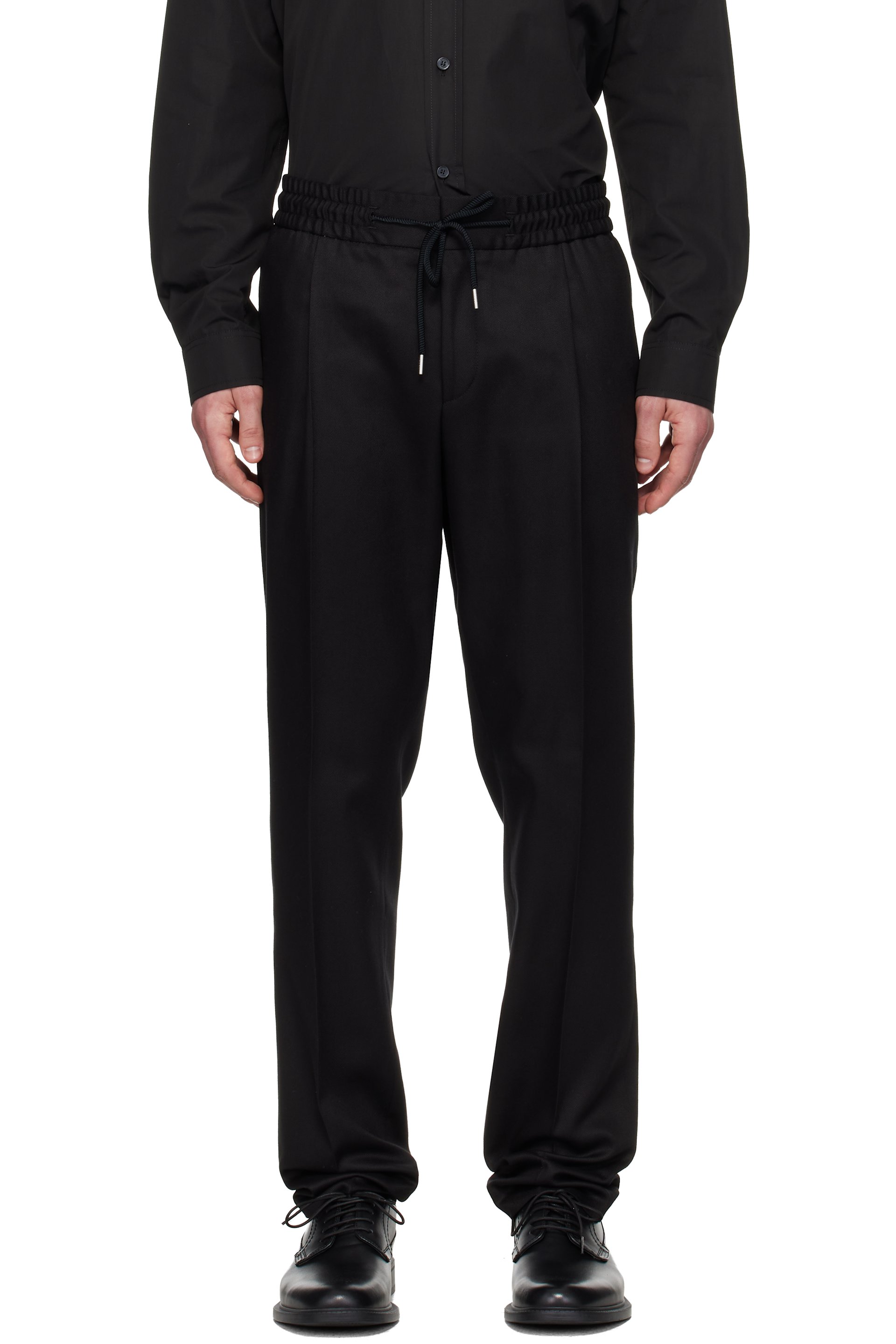 Hugo - Black Slim-Fit Trousers