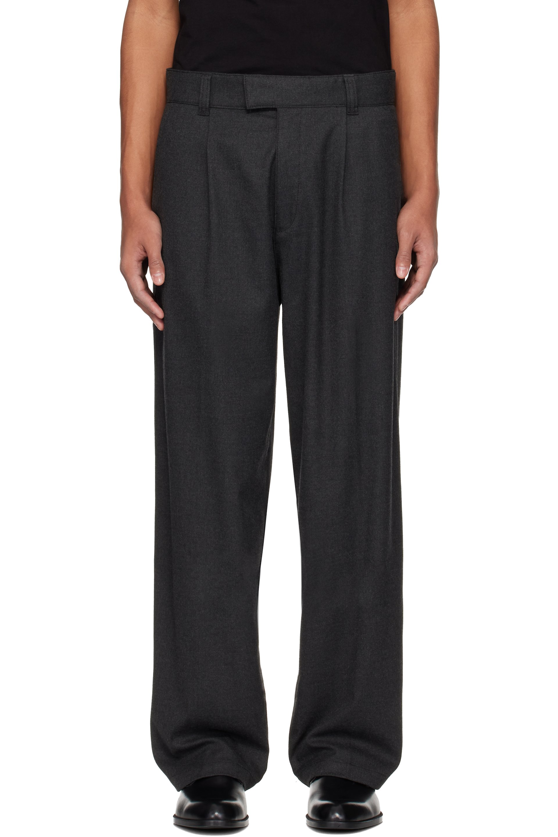 Hugo - Gray Flannel Trousers