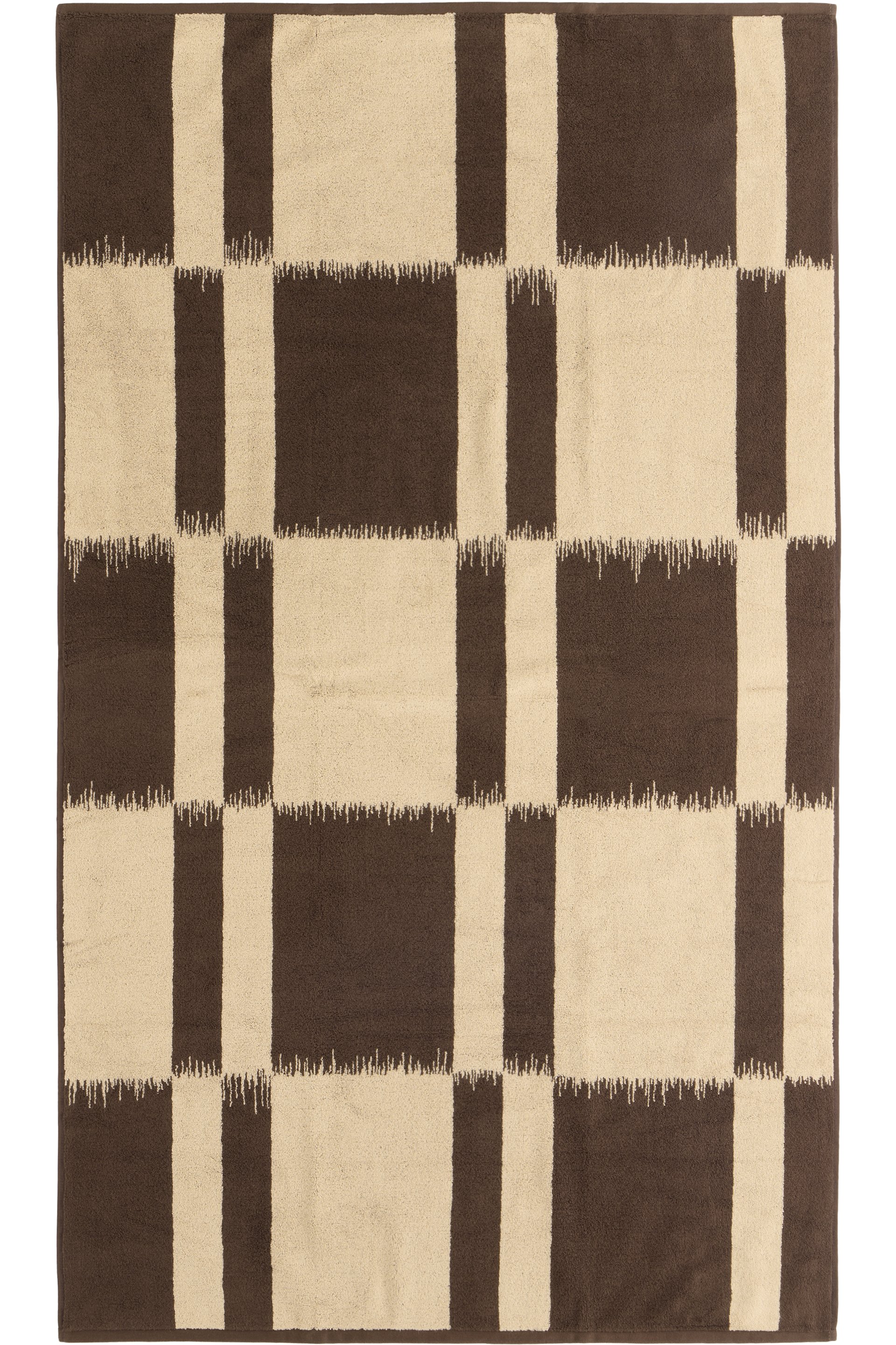 Autumn Sonata - Brown & Beige Karin Bath Sheet
