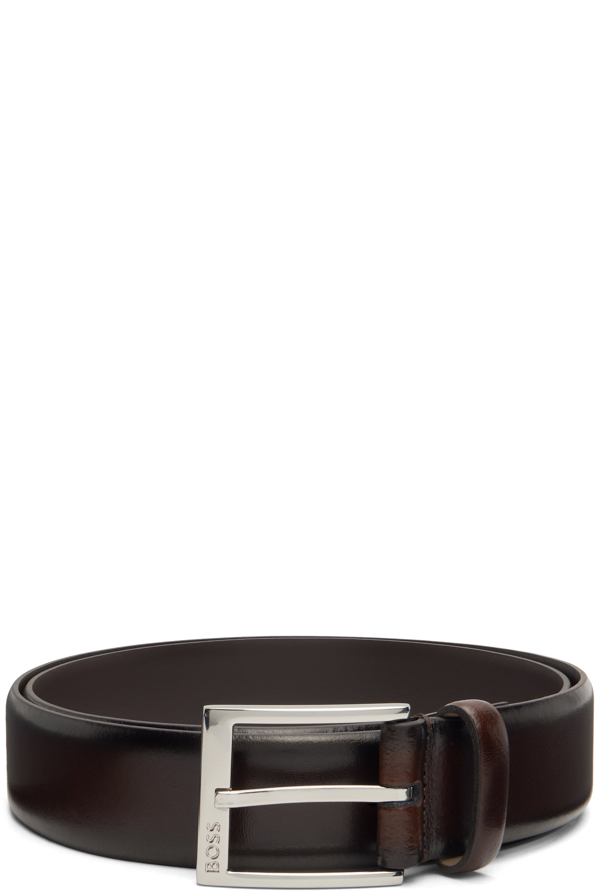 Boss - Ceinture brune à boucle à logo