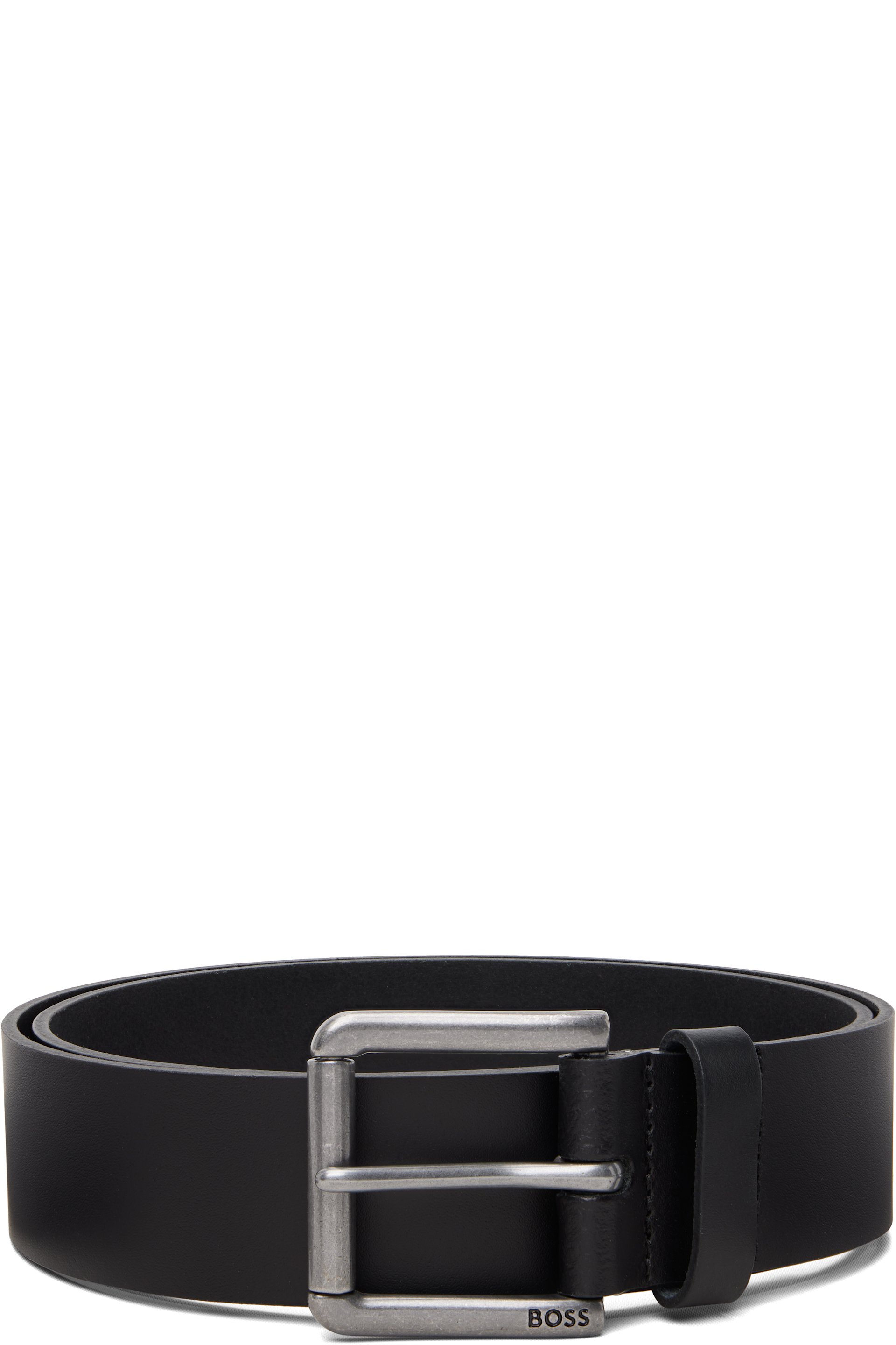 Boss - Ceinture noire en cuir à boucle