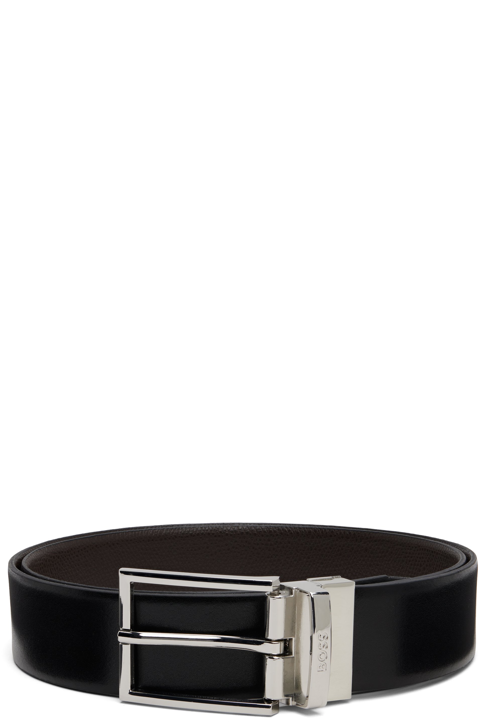 Boss - Ceinture réversible noire en cuir