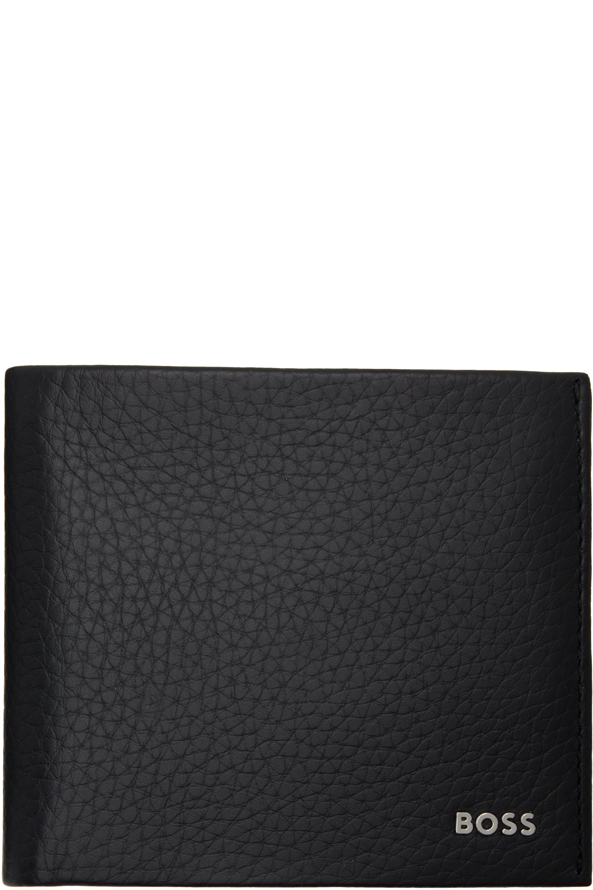 BOSS - Black Grained Leather Wallet