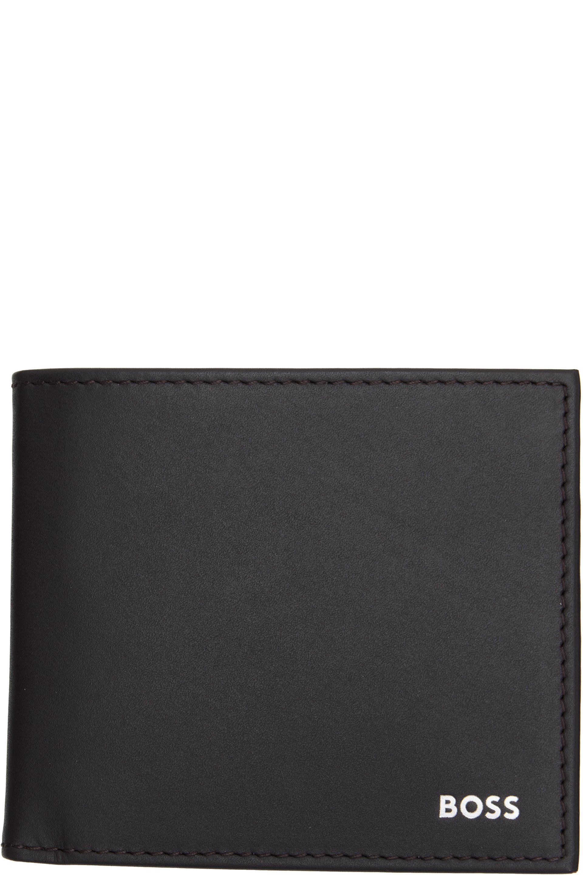 BOSS - Black Logo Stamp Leather Wallet