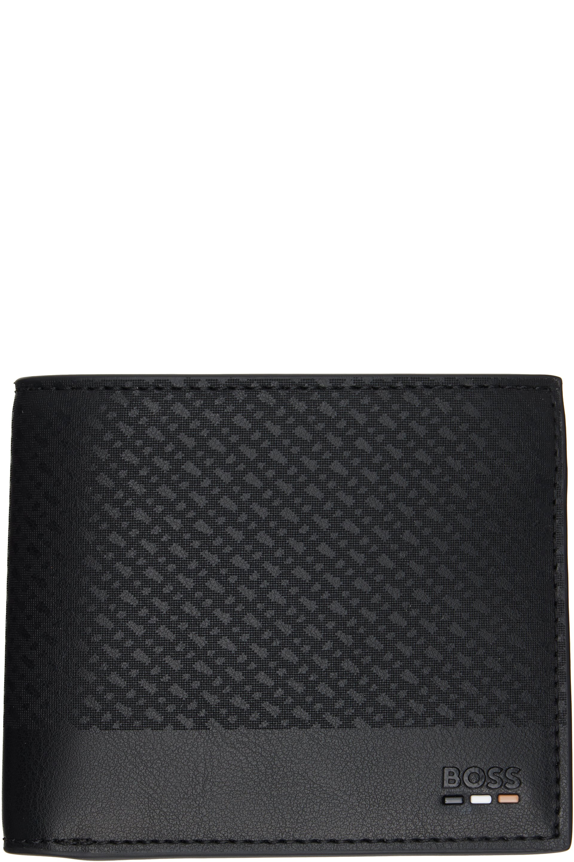 BOSS - Black Embossed Logo Wallet