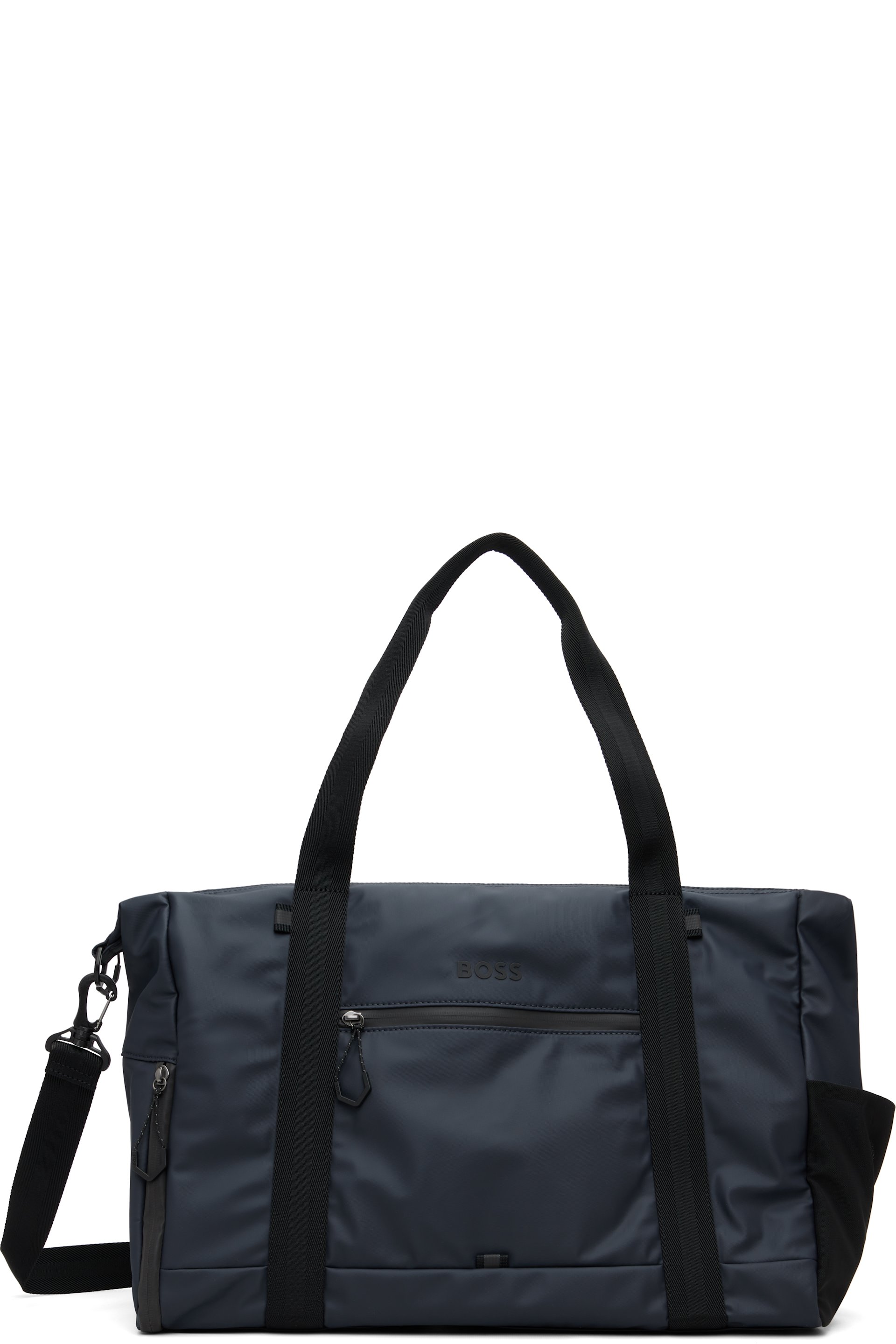 BOSS - 海军蓝 Reflective-Zips Holdall 行李包