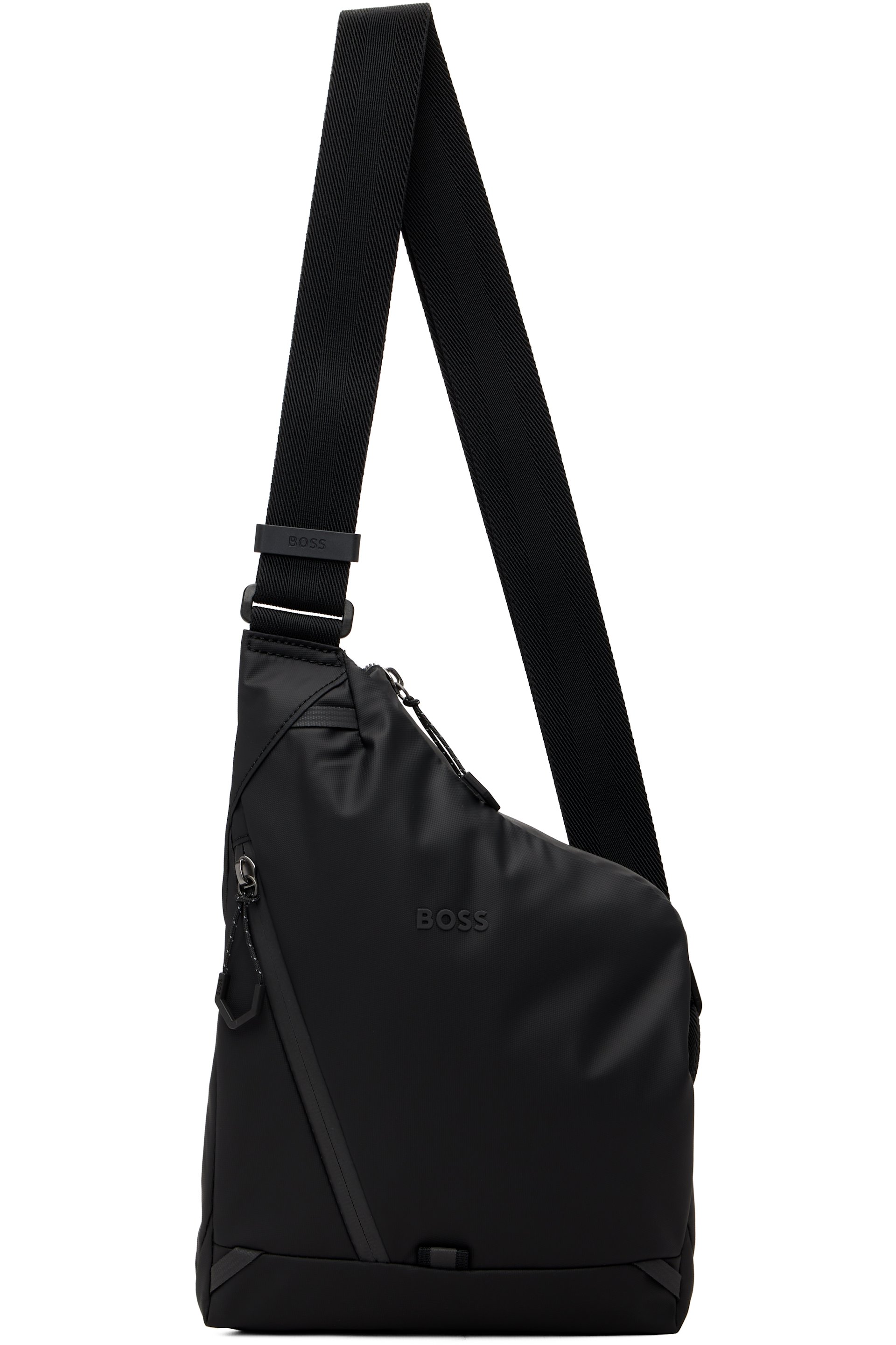 BOSS - Black Canvas Messenger Bag