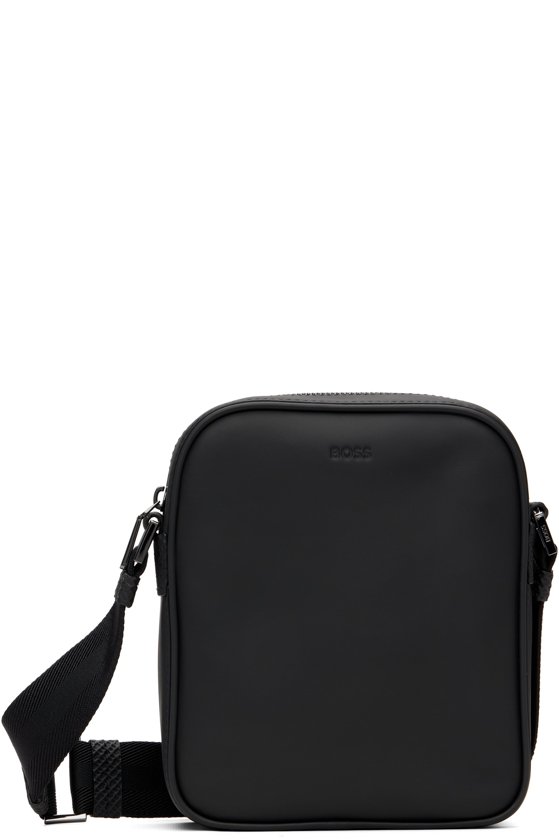 Boss - Sac noir à logo gaufré